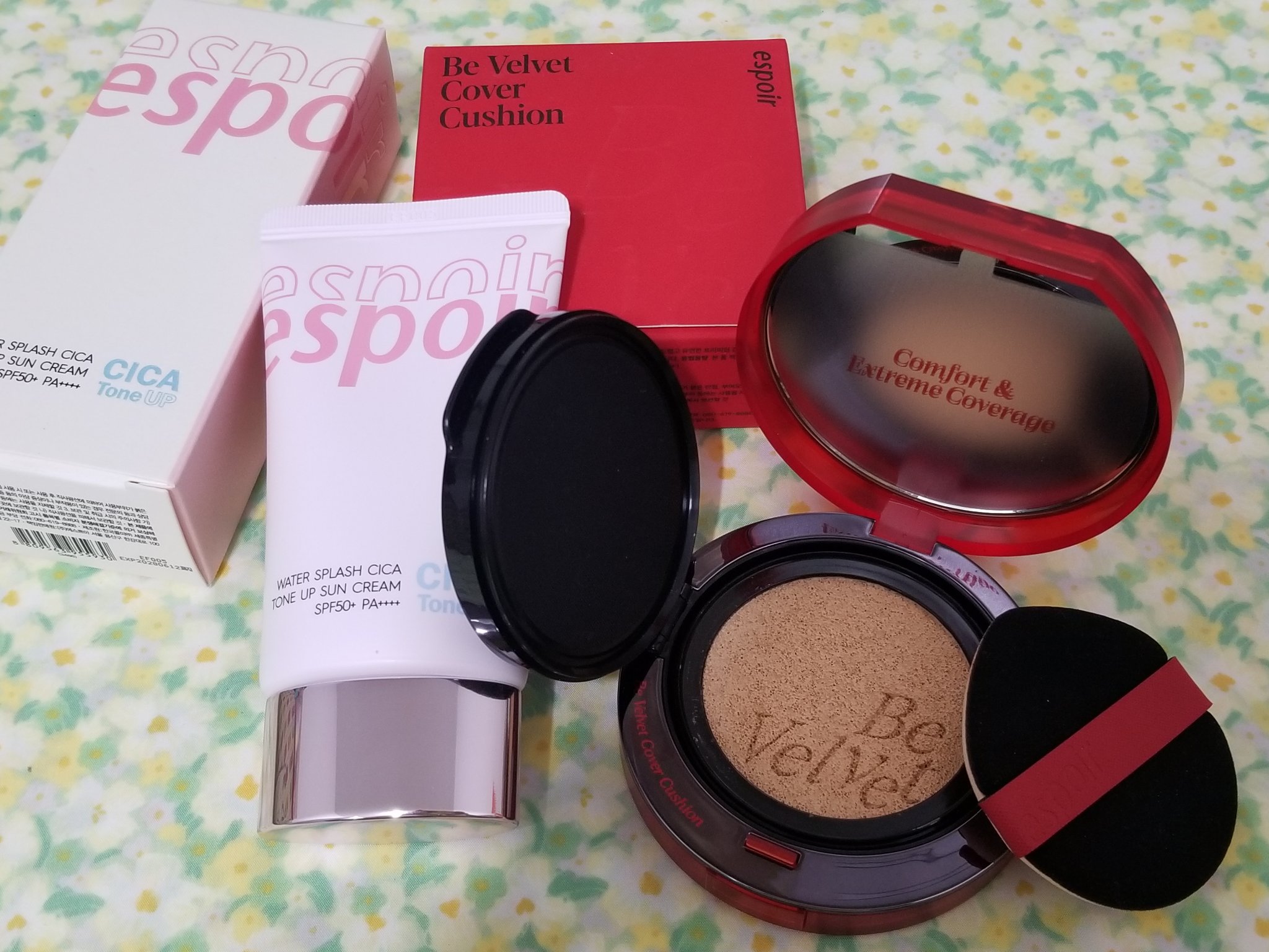 ビーベルベットカバークッション/espoir/クッションファンデーションを使ったクチコミ（1枚目）