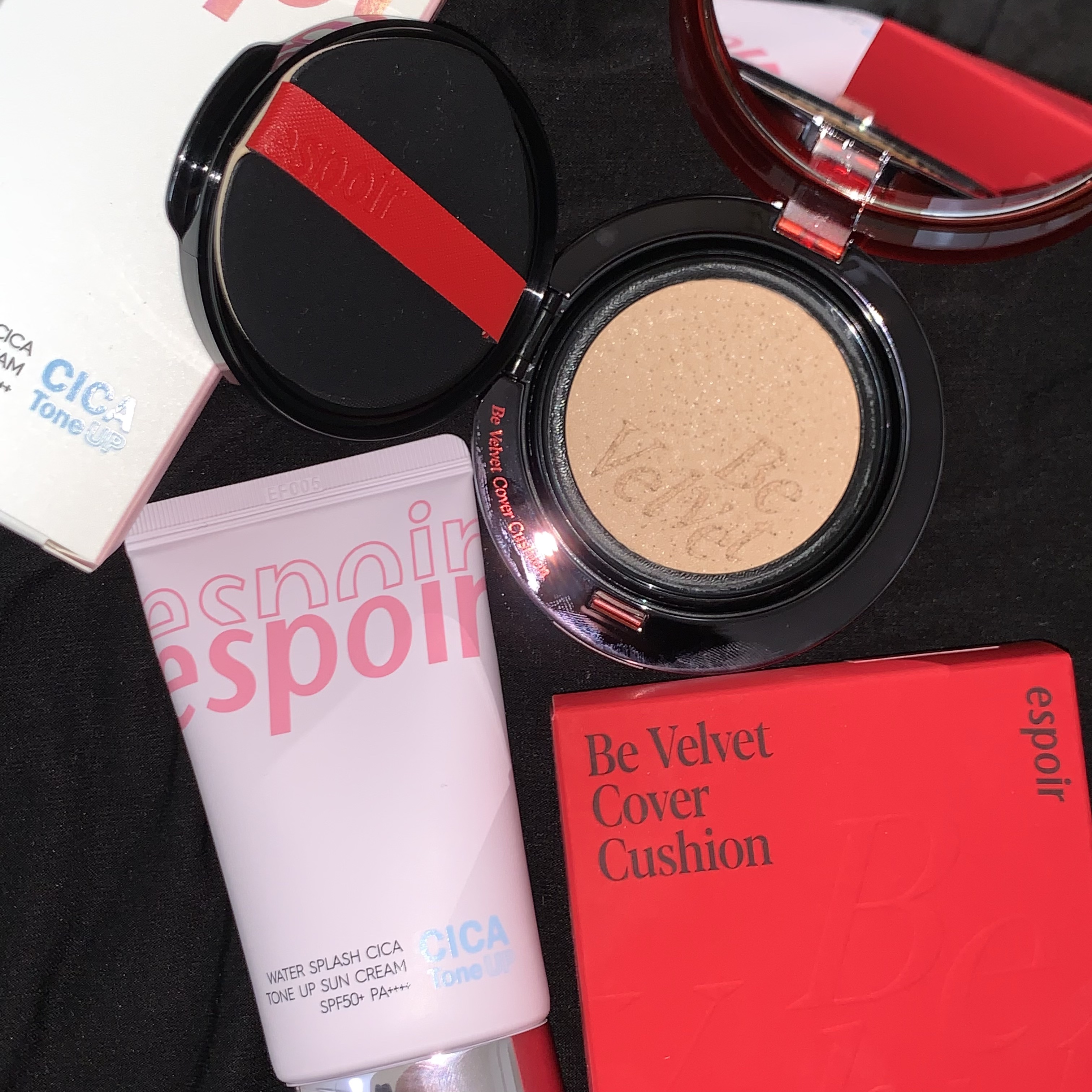 ビーベルベットカバークッション/espoir/クッションファンデーションを使ったクチコミ（1枚目）