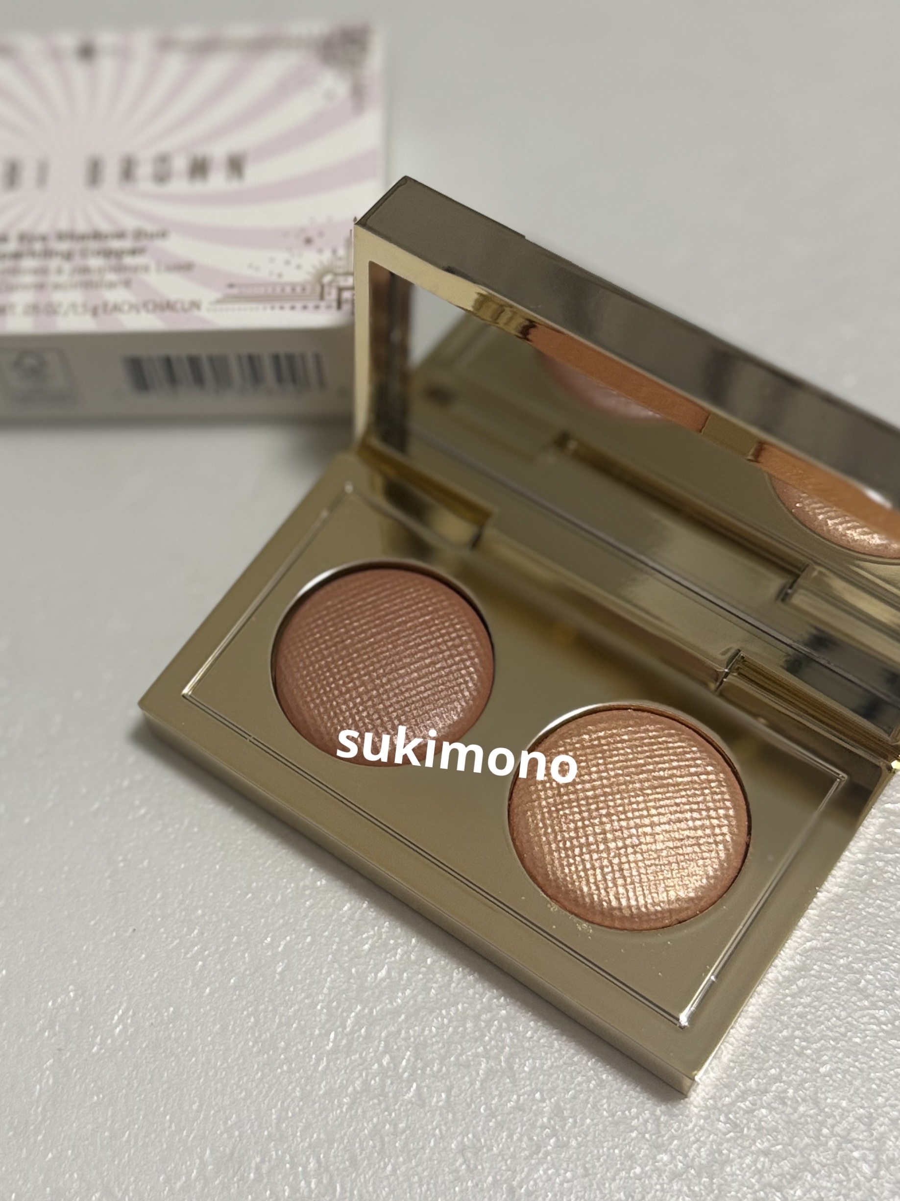 リュクス アイシャドウ デュオ/BOBBI BROWN/アイシャドウパレットを使ったクチコミ（3枚目）