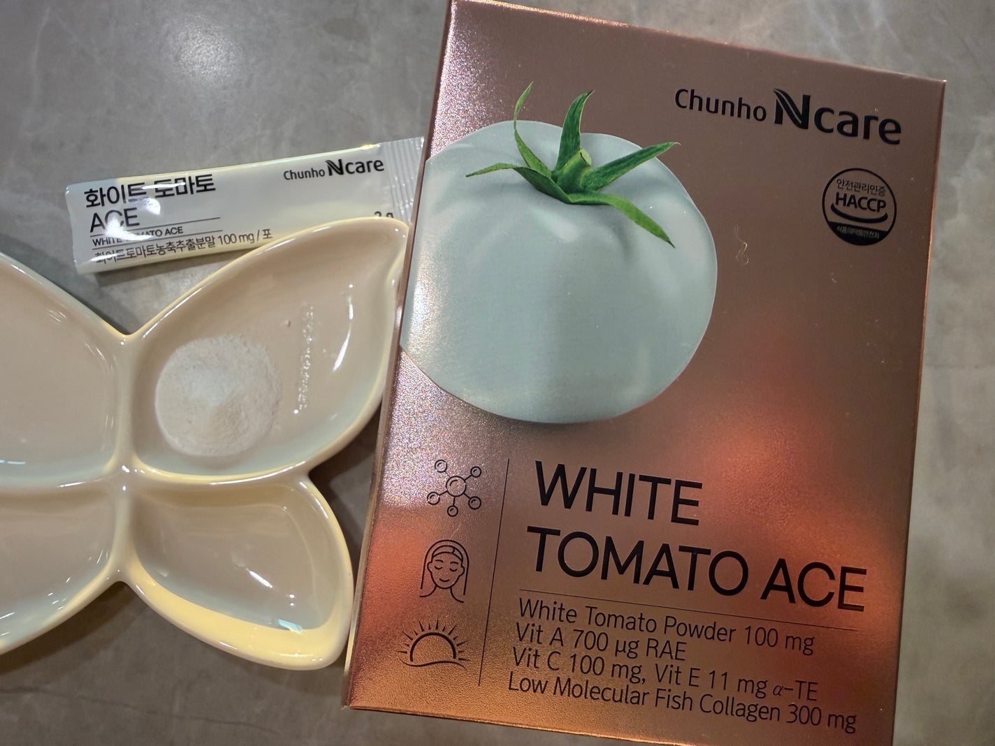 ホワイトトマト ACE 1box 30包/ChunhoNcare/美容サプリメントを使ったクチコミ(1枚目)