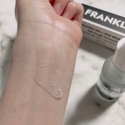 ナイアシンジンクビーズセラム/Frankly/美容液を使ったクチコミ(2枚目)