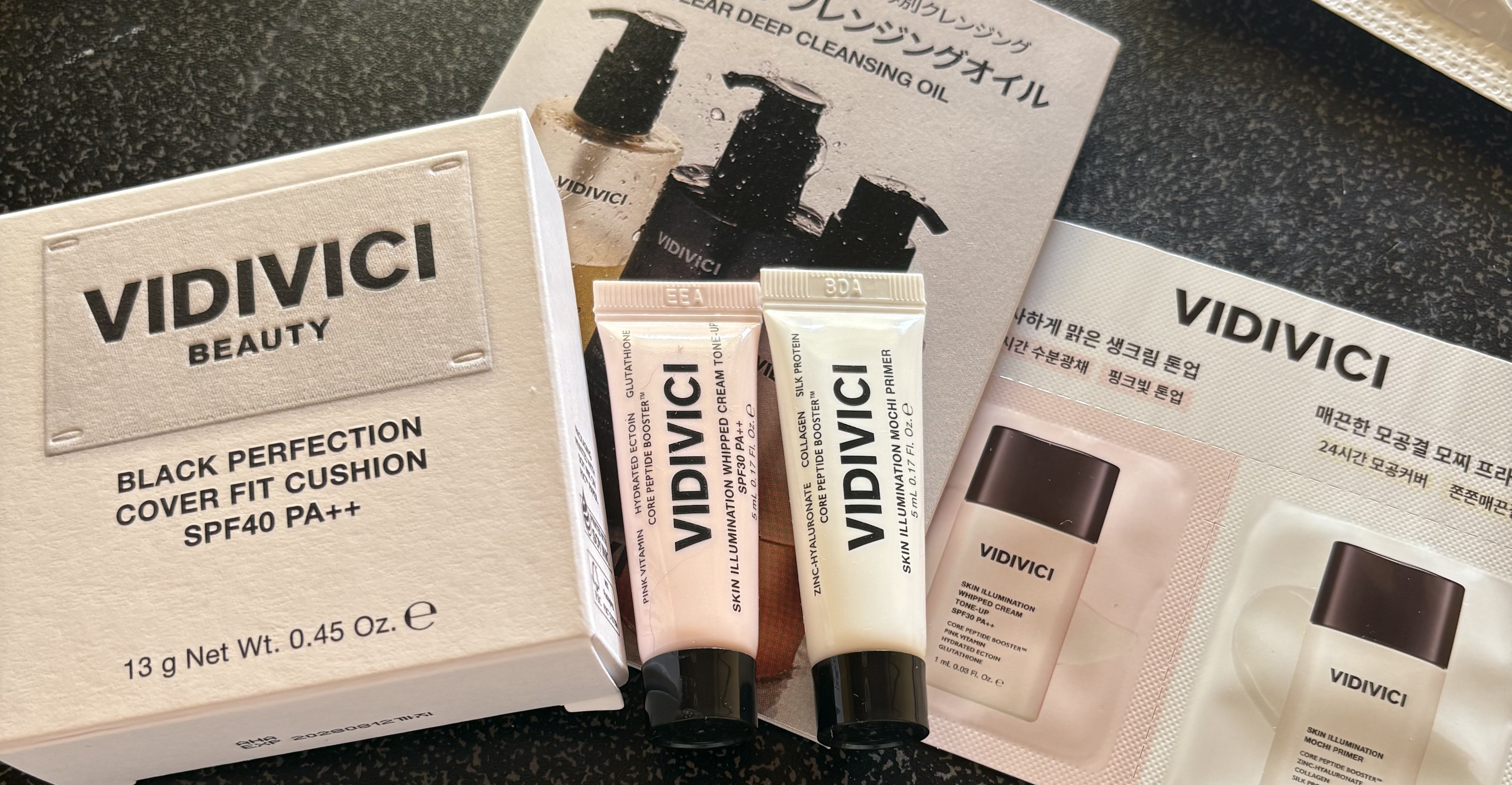 ブラックパーフェクション カバーフィットクッション/VIDIVICI/クッションファンデーションを使ったクチコミ（1枚目）