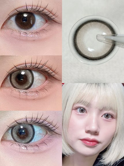 #CHOUCHOU(チュチュ)1day/CHOUCHOU/ワンデー(1DAY)カラコンを使ったクチコミ(2枚目)