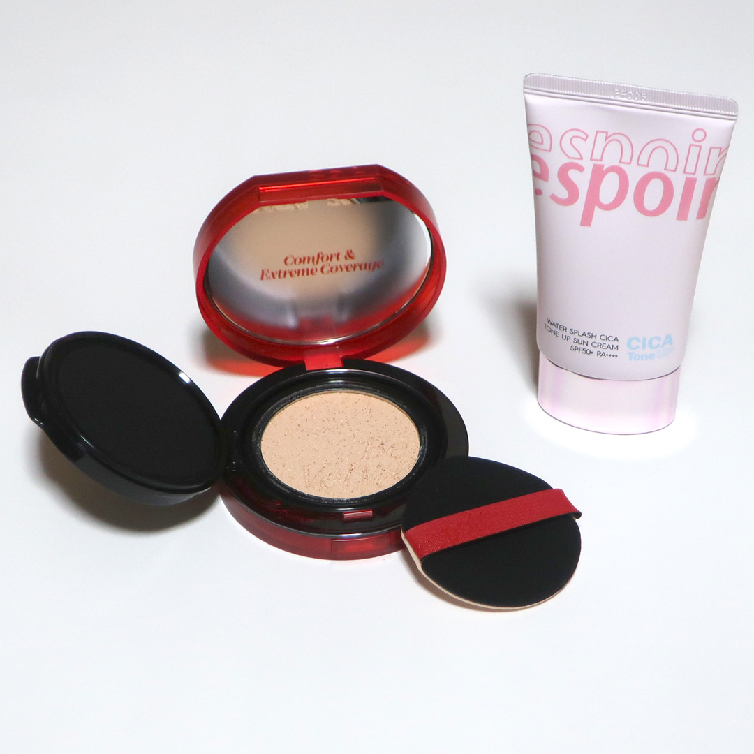 ウォータースプラッシュシカトーンアップクリーム/espoir/化粧下地を使ったクチコミ（2枚目）