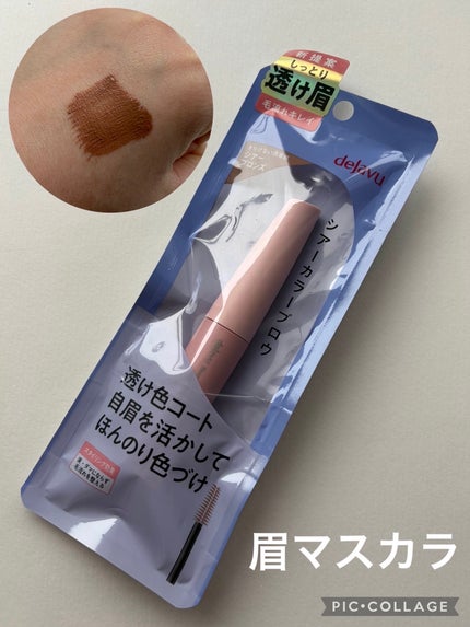 シアーカラーブロウ/デジャヴュ/眉マスカラを使ったクチコミ(1枚目)