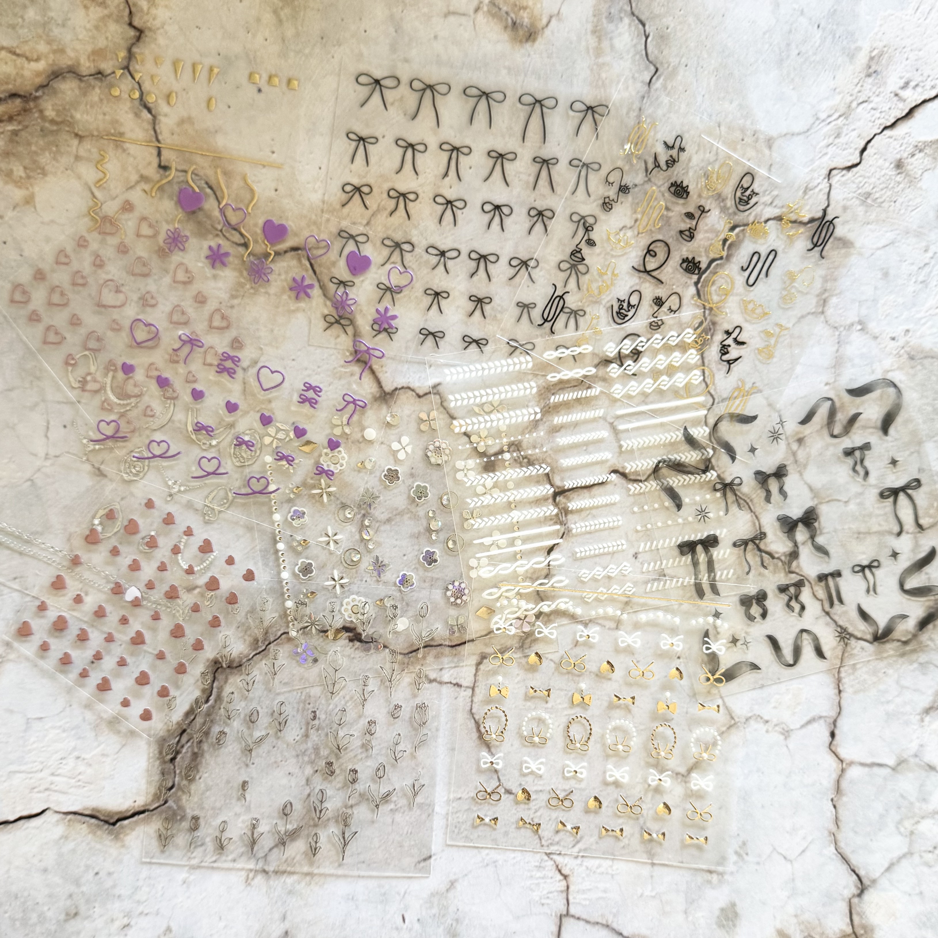 ネイルシール/セリア/ネイルシールを使ったクチコミ（1枚目）