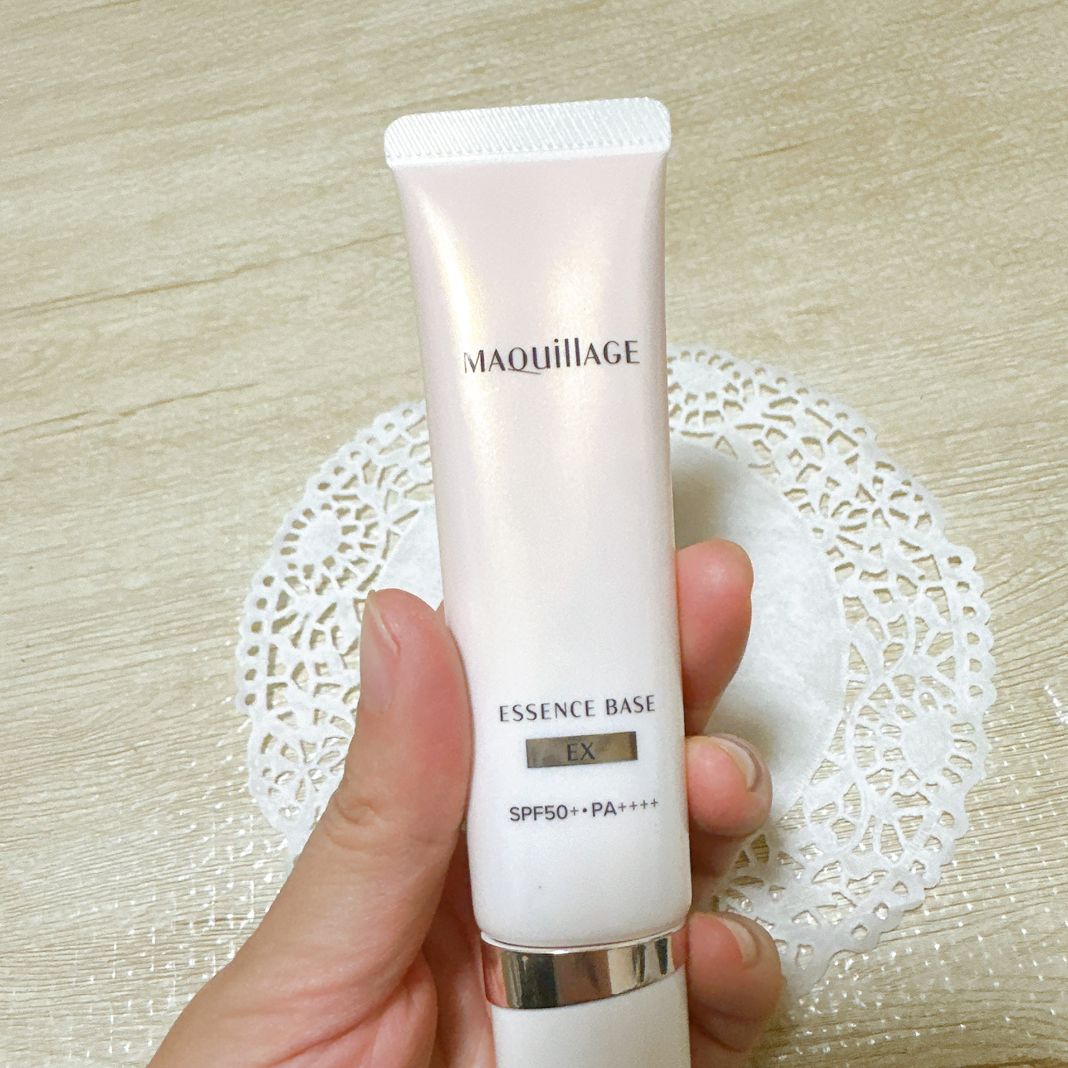 マキアージュ エッセンスベース EXのクチコミ「✼••┈┈••✼••┈┈••✼••┈┈••✼••┈┈••✼
マキアージュ
エッセンスベース E.....」（2枚目）
