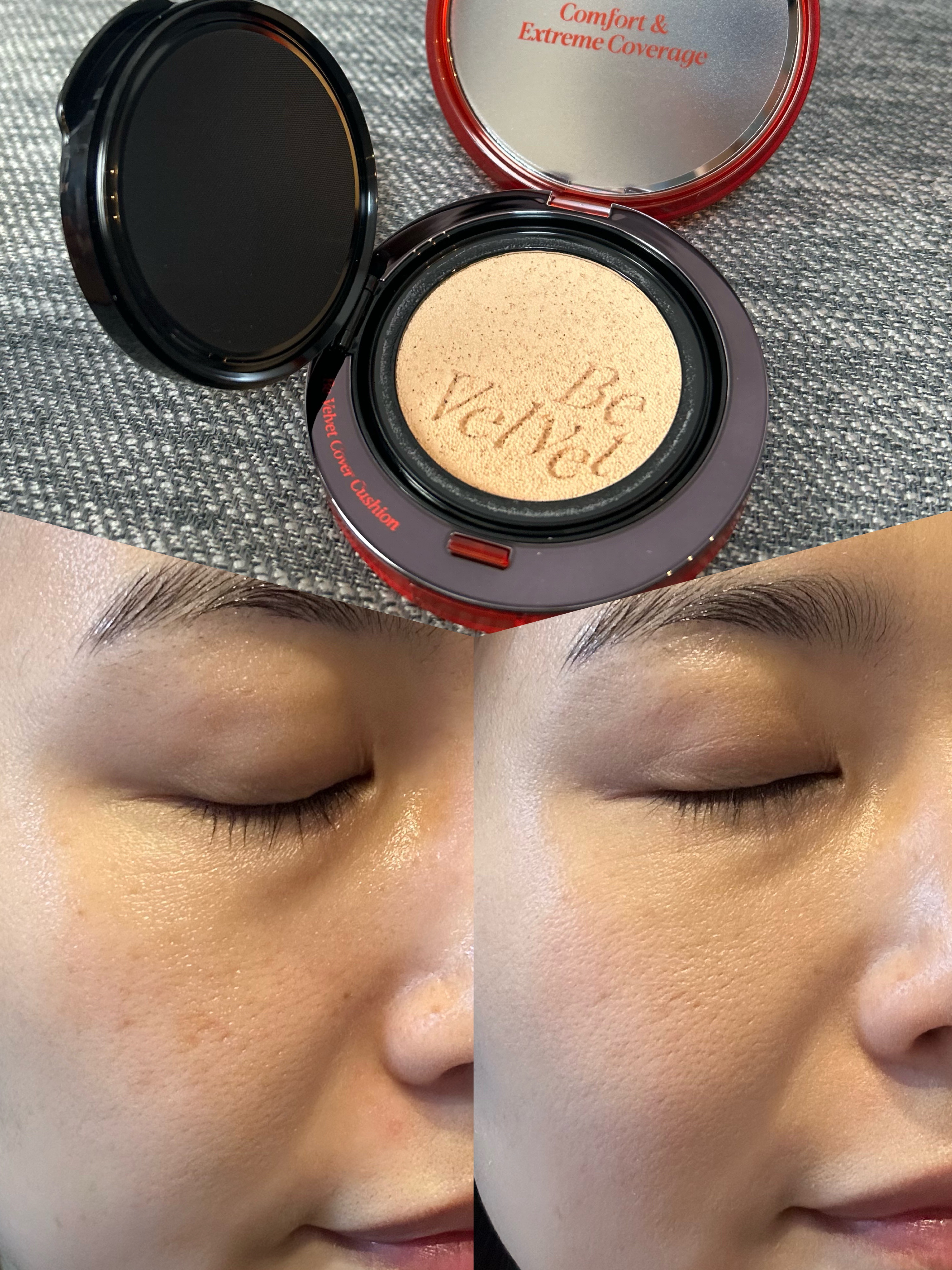 ビーベルベットカバークッション/espoir/クッションファンデーションを使ったクチコミ（3枚目）