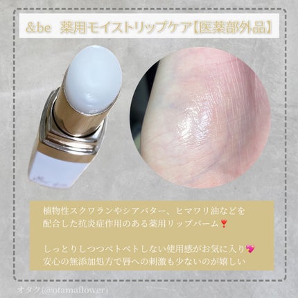 &be 薬用モイストリップケア【医薬部外品】/&be/リップクリームを使ったクチコミ(2枚目)