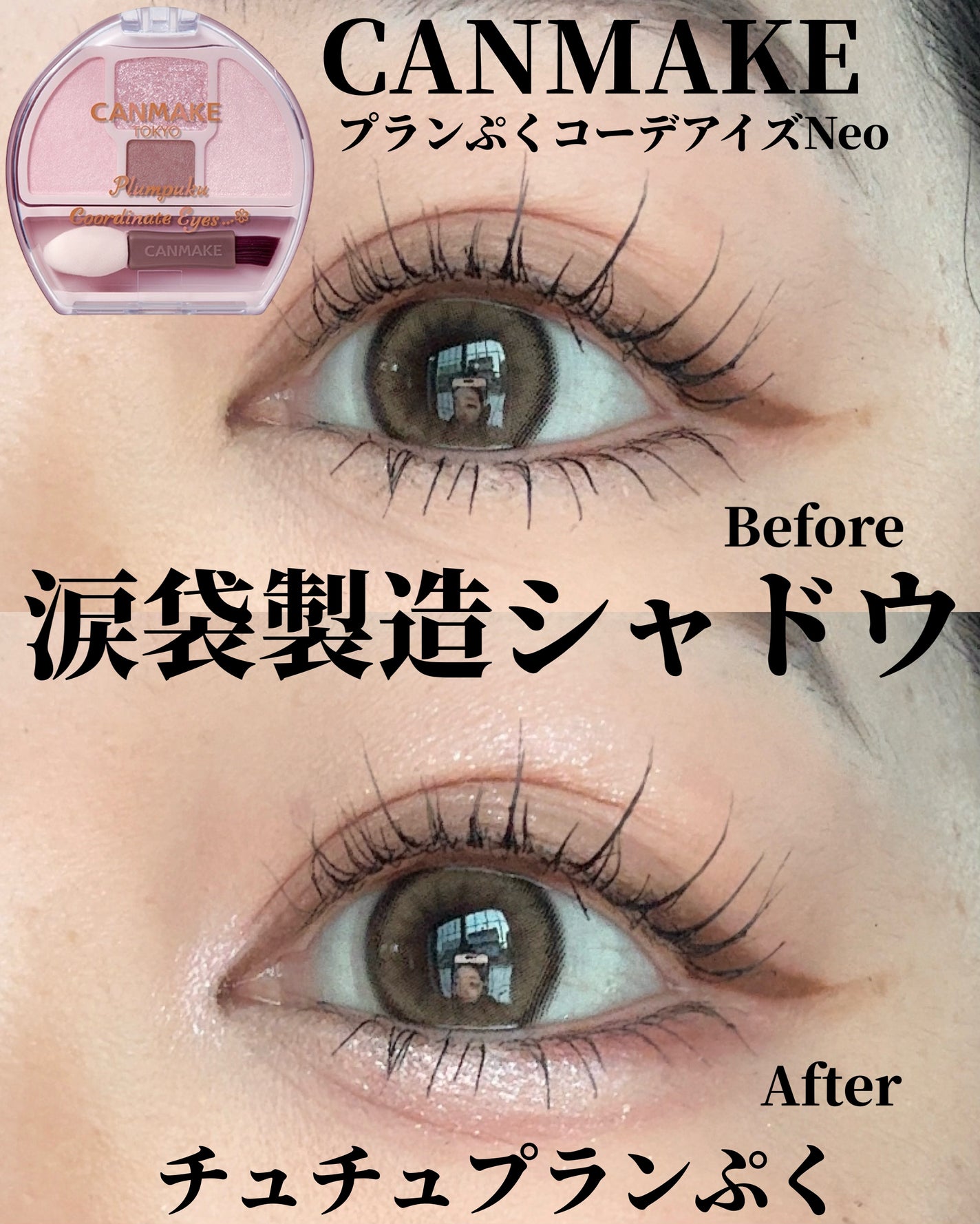 プランぷくコーデアイズNeo/キャンメイク/アイシャドウを使ったクチコミ(1枚目)