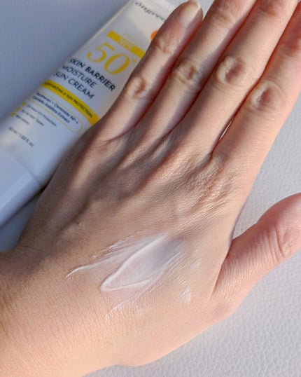 スキンバリアモイスチャーサンクリーム/Ongredients/日焼け止めクリームを使ったクチコミ(4枚目)