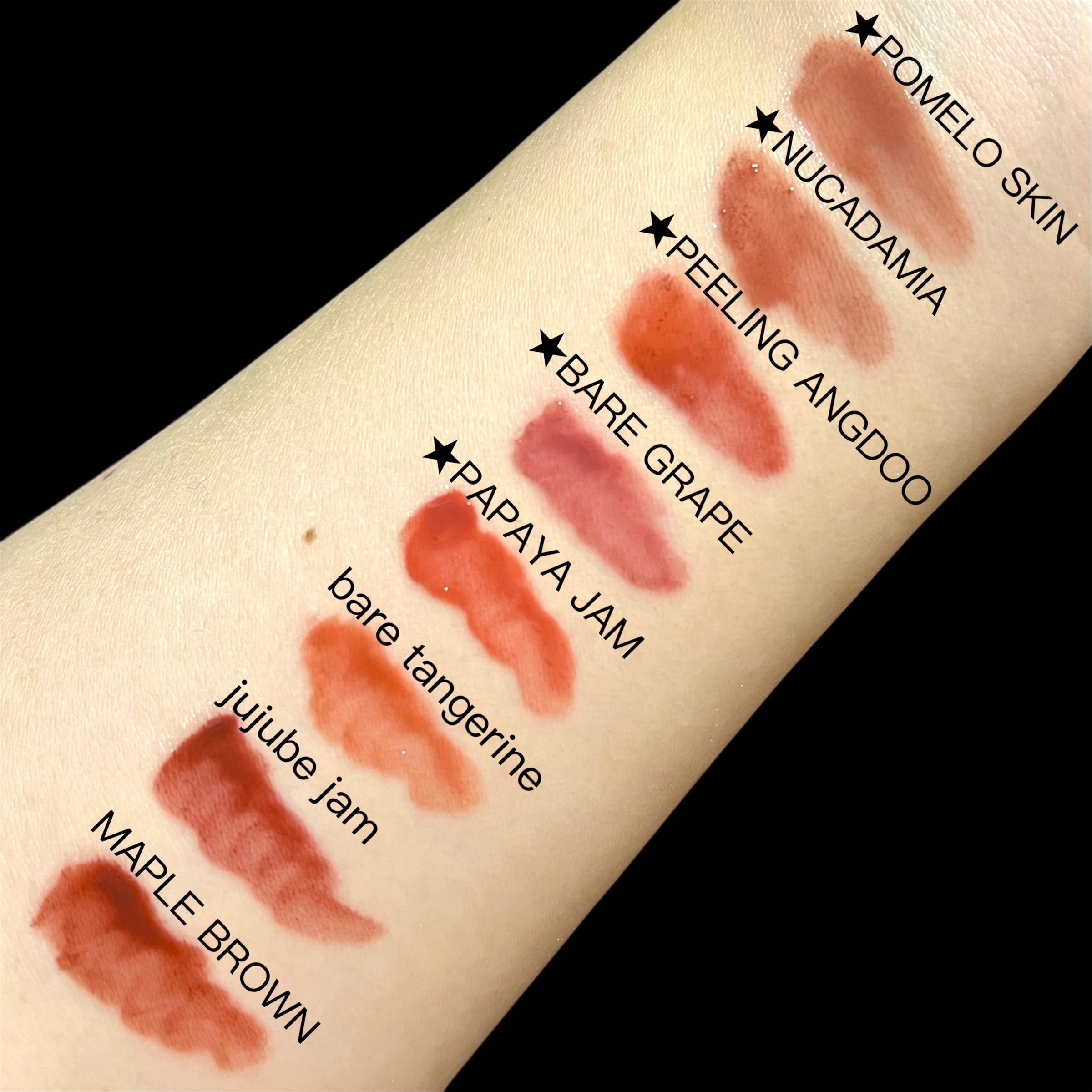 グラスティングウォーターグロス/rom&nd/リップグロスを使ったクチコミ（3枚目）