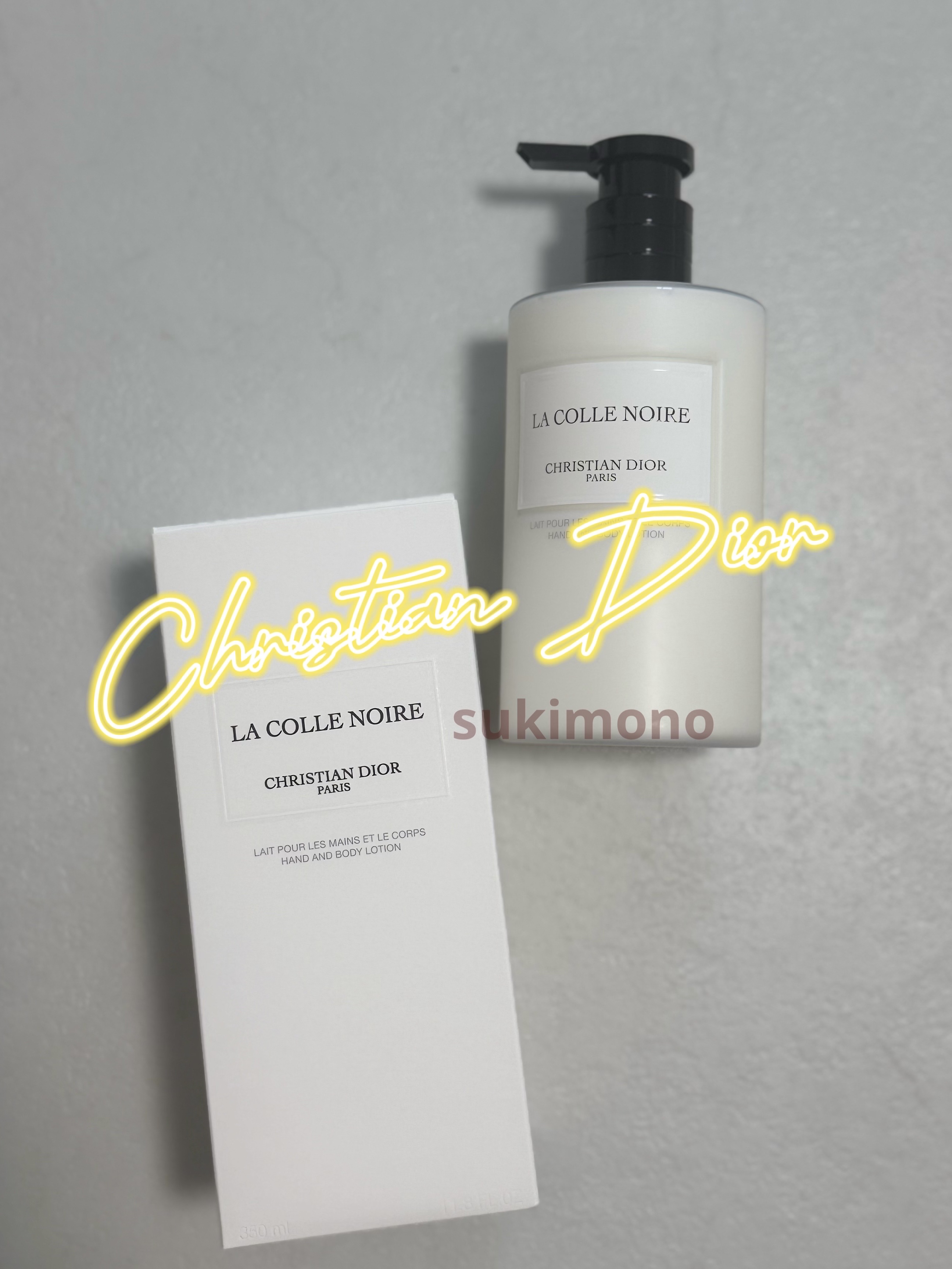 メゾン クリスチャン ディオール ラ コル ノワール ハンド＆ボディ ローション/Dior/ボディローションを使ったクチコミ（1枚目）