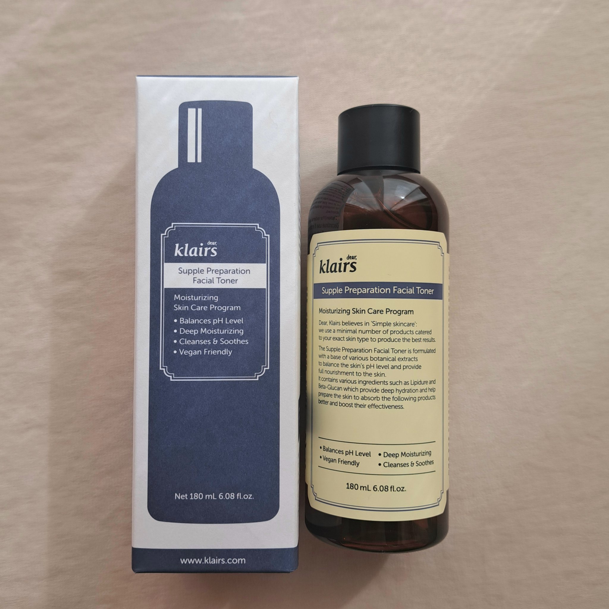 Klairs サプルプレパレーションフェイシャルトナー(180ml)のクチコミ「☑ dear klairs
Supple Preparation Facial Toner　1.....」（1枚目）