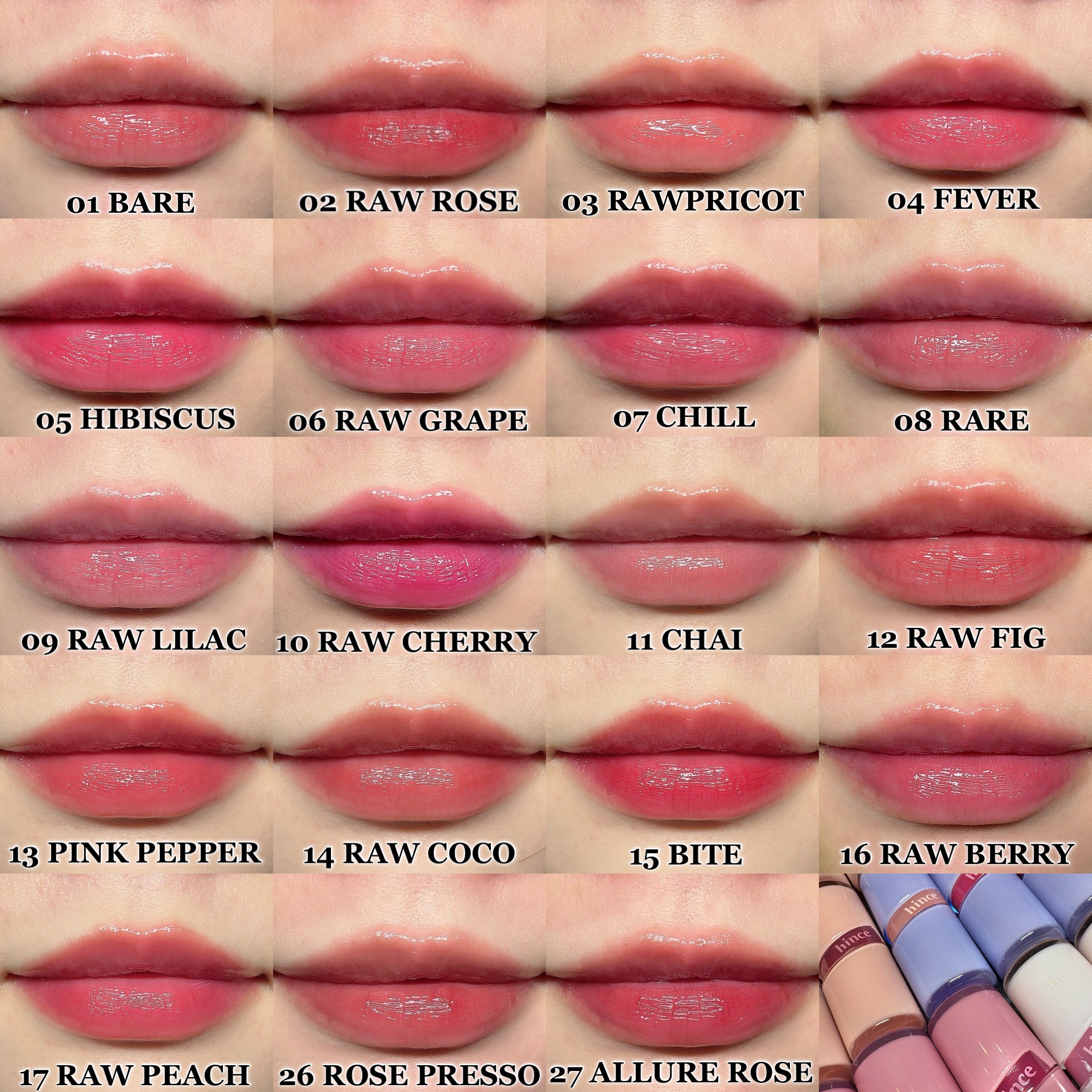 ロウグロウジェルティント/hince/リップティントを使ったクチコミ（3枚目）