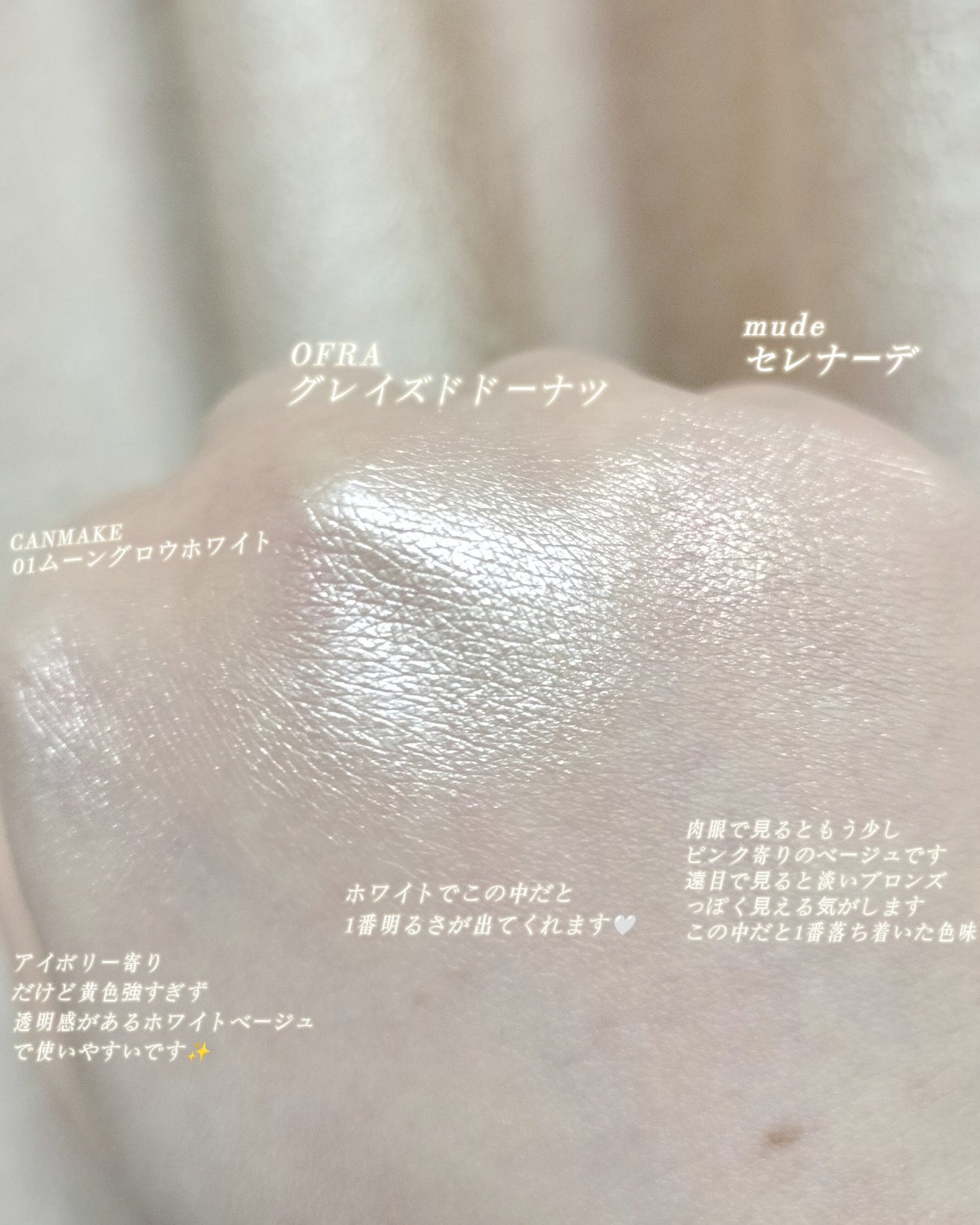 OFRA mini Highlighter/Ofra Cosmetics/パウダーハイライトを使ったクチコミ(4枚目)