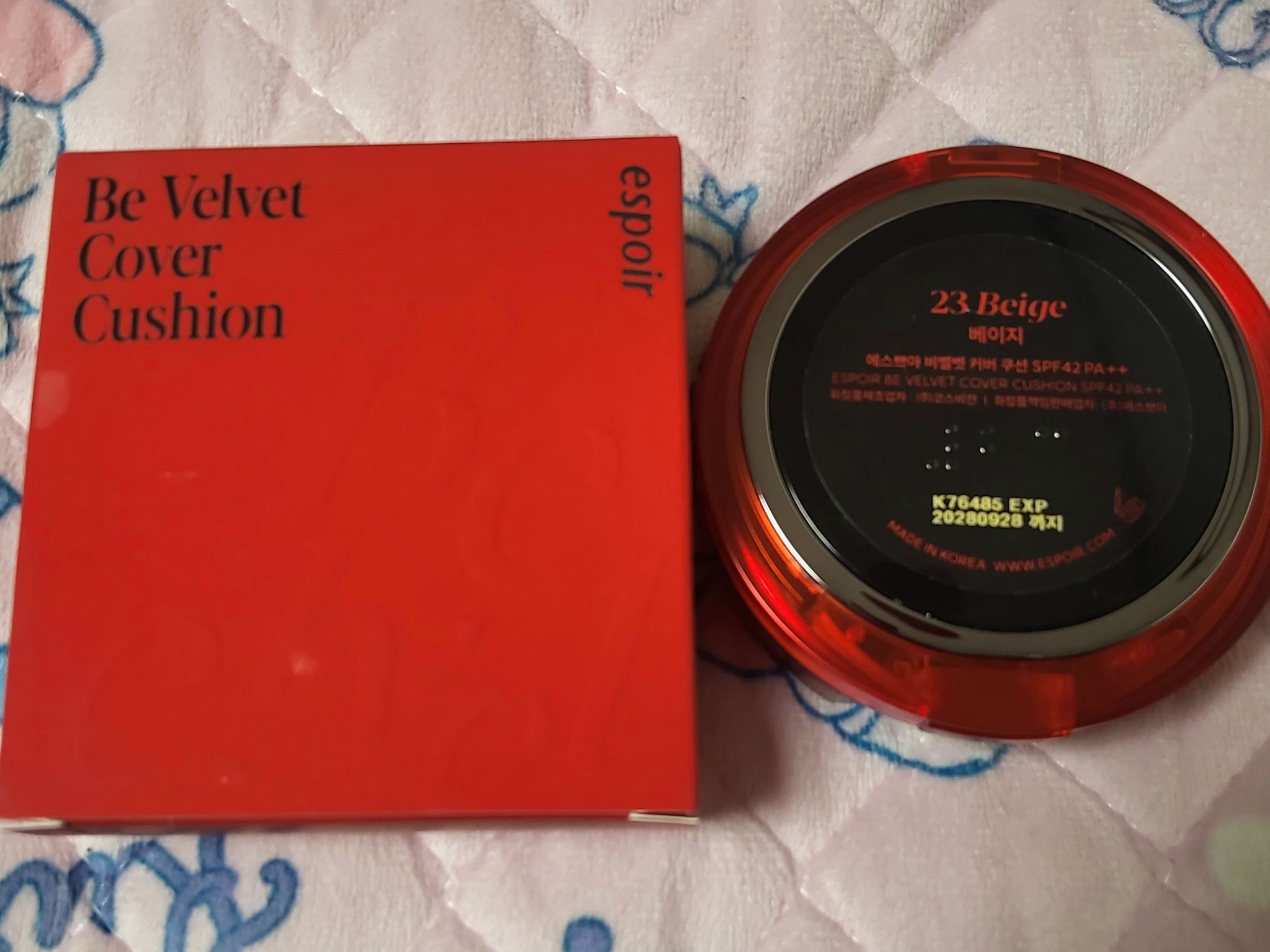 ビーベルベットカバークッション/espoir/クッションファンデーションを使ったクチコミ（2枚目）