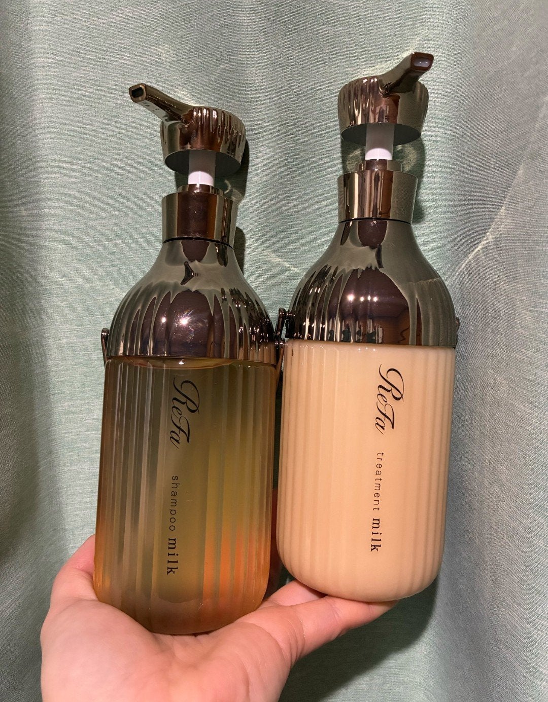 リファミルクプロテイン シャンプーロイヤル/トリートメント ロイヤル/ReFa/市販シャンプーを使ったクチコミ(1枚目)