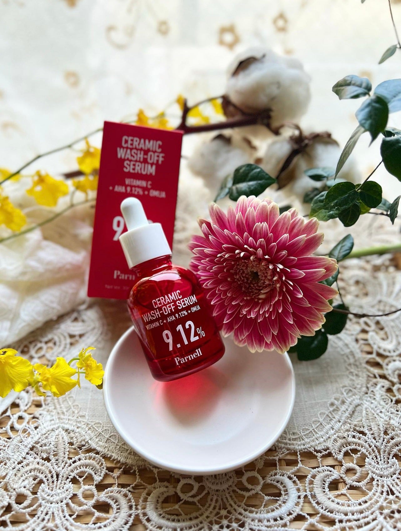 AHA 9.12 オミジャ 陶器肌 ウォッシュオフ セラム/parnell/美容液を使ったクチコミ(6枚目)