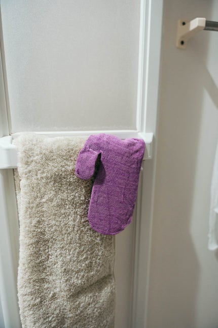 あかすりグローブ(ボディ用)/BeauRevo/バスグッズを使ったクチコミ(2枚目)