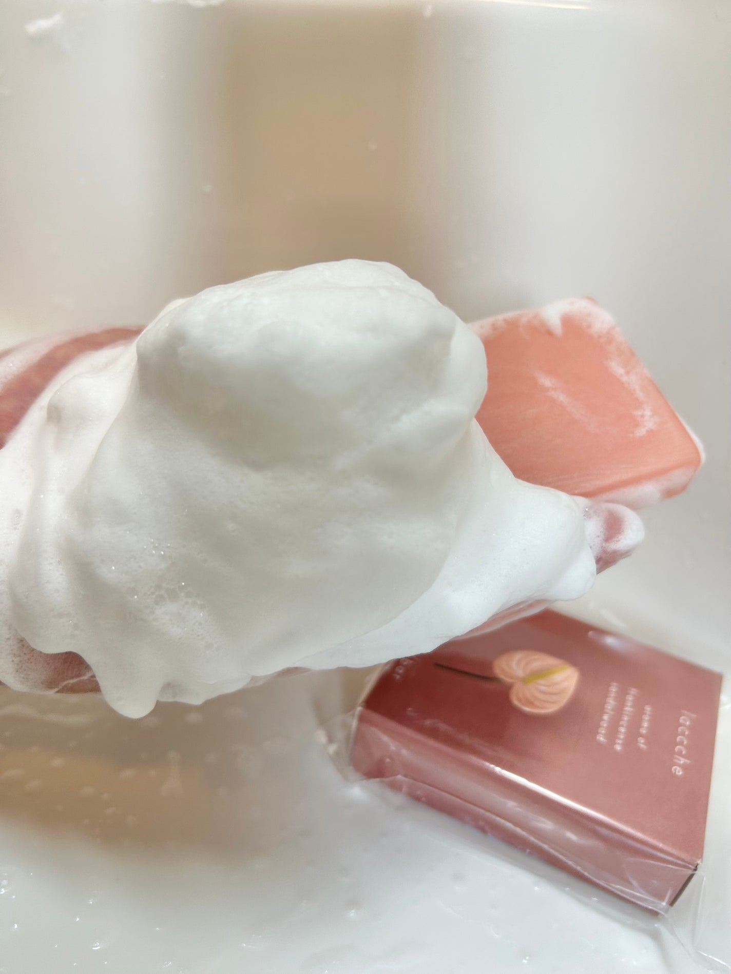 フェイス用ヴィーガン石けん/laccche/洗顔石鹸を使ったクチコミ(3枚目)