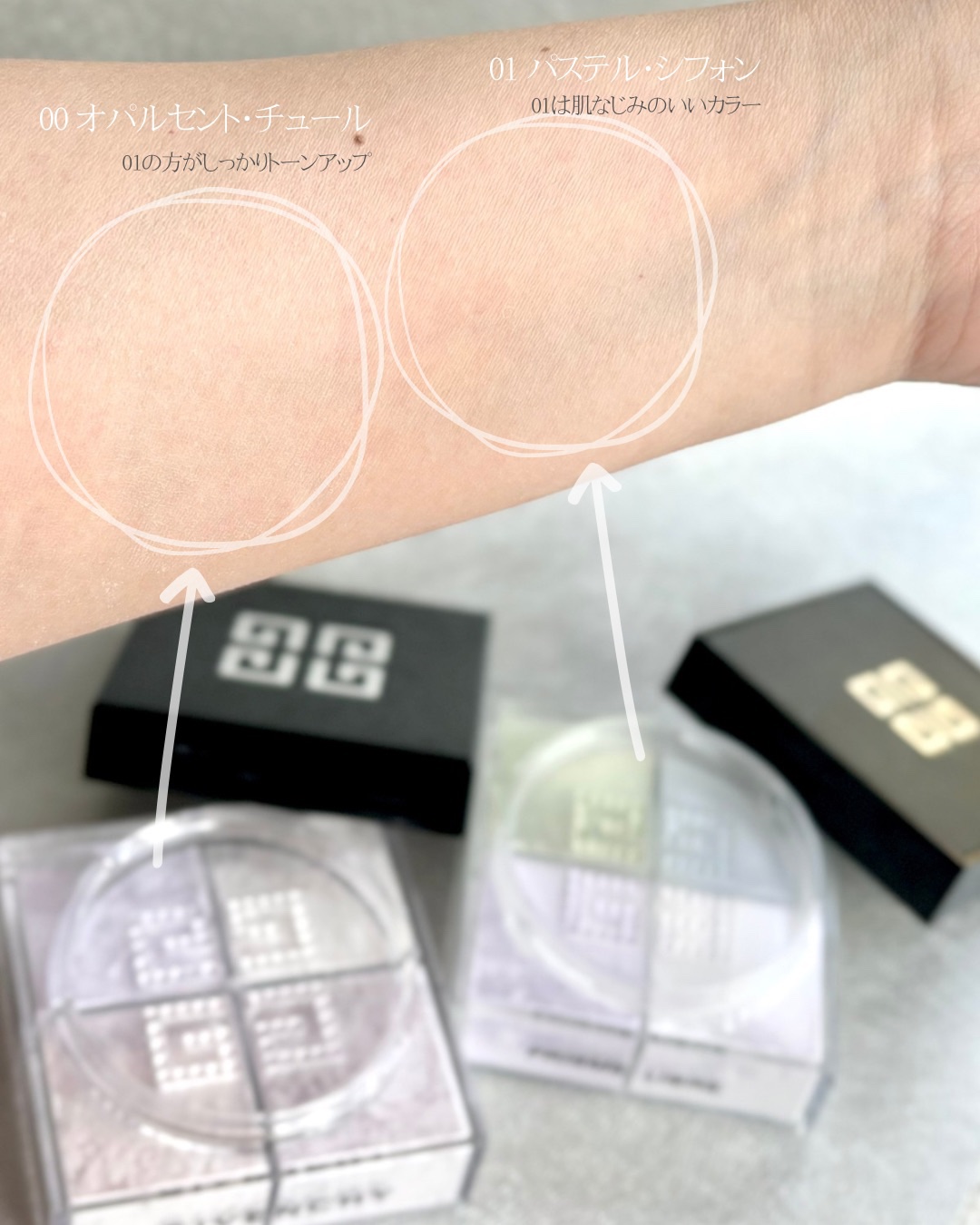 プリズム・リーブル/GIVENCHY/ルースパウダーを使ったクチコミ（3枚目）