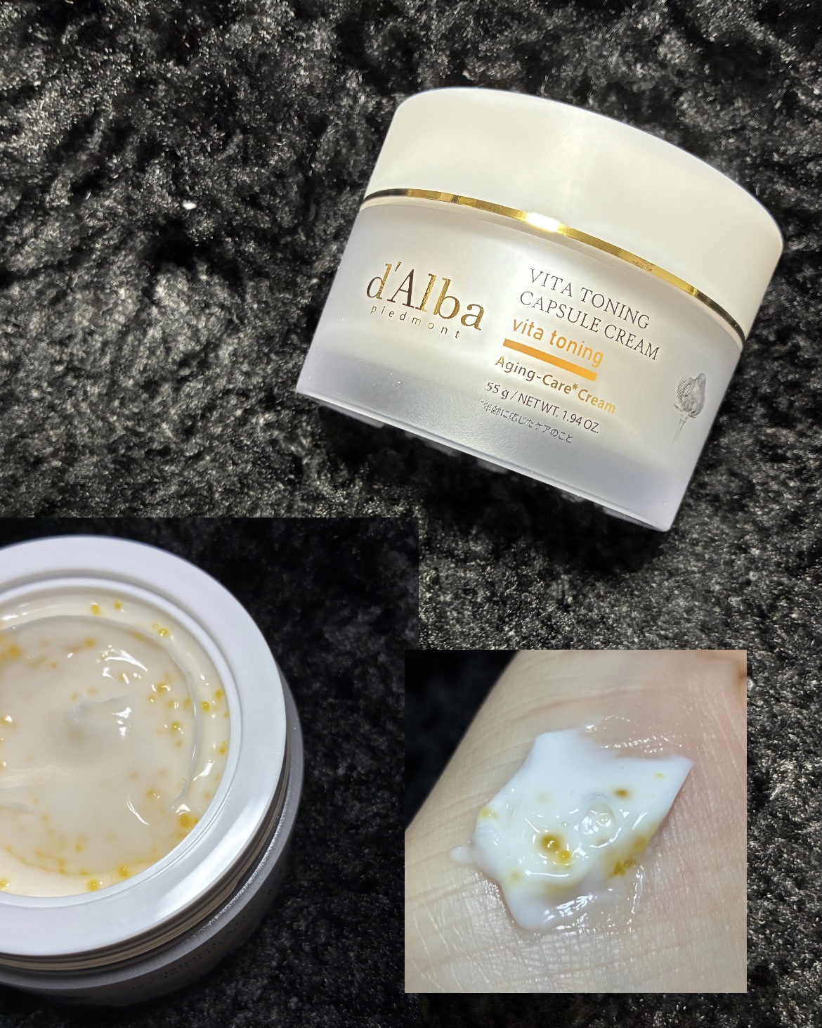 ビタトーニングカプセルクリーム/ダルバ/フェイスクリームを使ったクチコミ（3枚目）