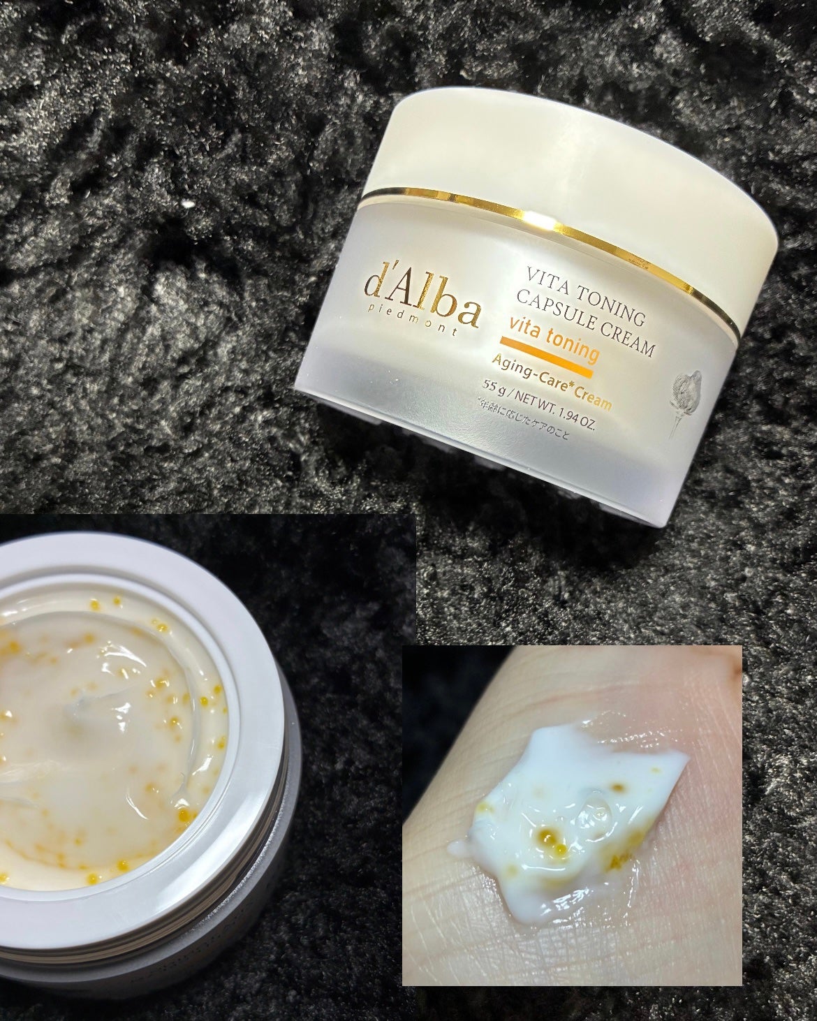 ホワイトトリュフダブルセラムアンドクリーム/ダルバ/フェイスクリームを使ったクチコミ(3枚目)