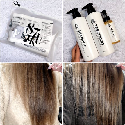 87saku ハナサク シルキーリペア ヘアオイル/87saku/ヘアオイルを使ったクチコミ(2枚目)