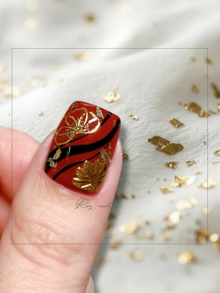 ネイルシール/セリア/ネイルシールを使ったクチコミ(2枚目)