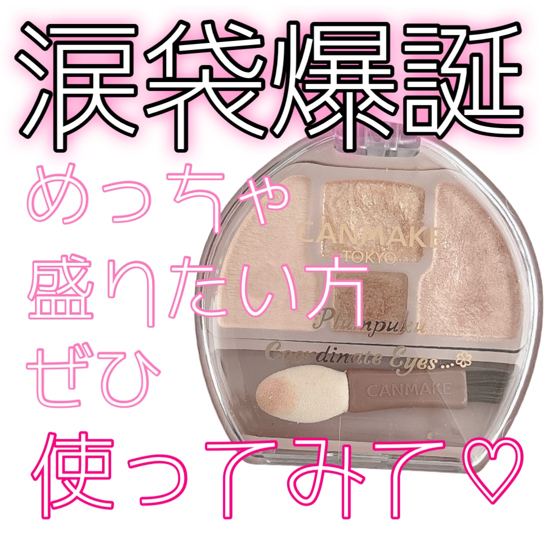 プランぷくコーデアイズ/キャンメイク/パウダーアイシャドウを使ったクチコミ（1枚目）