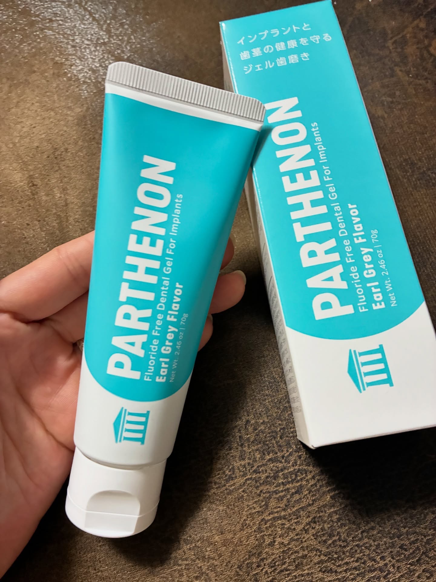 パルテノン インプラント歯磨きジェルのクチコミ「パルテノン 

ジェルタイプ歯磨き粉

フッ素不使用なのでインプラントの方も
安心して使用でき.....」（1枚目）