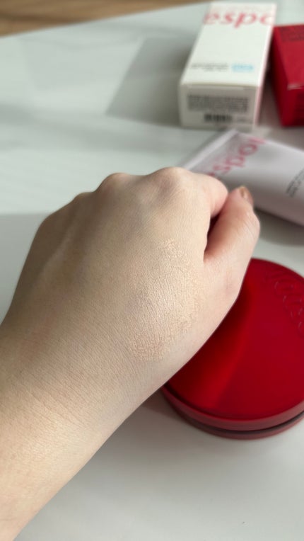 ビーベルベットカバークッション/espoir/クッションファンデーションを使ったクチコミ(2枚目)