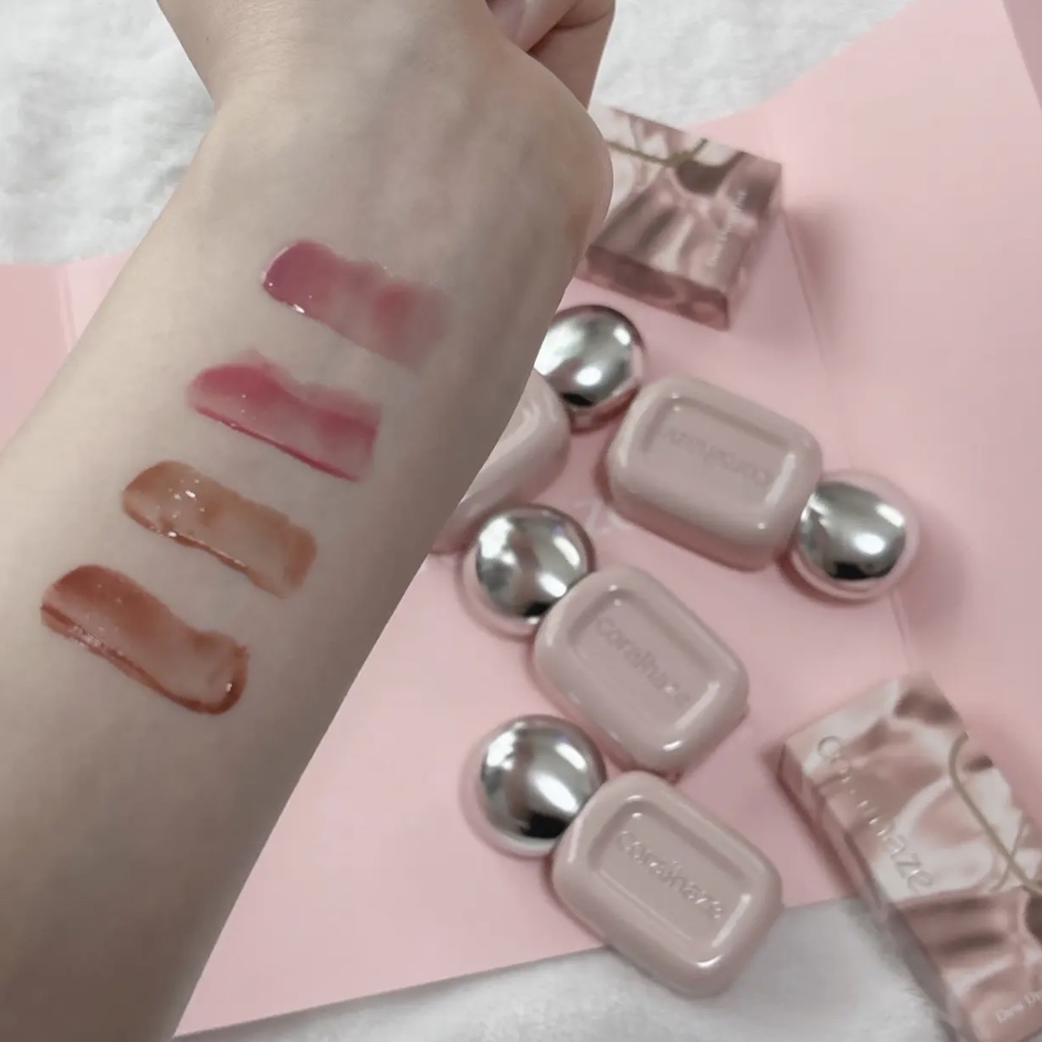 デュー ドロップ ティント/Coralhaze/リップティントを使ったクチコミ（2枚目）