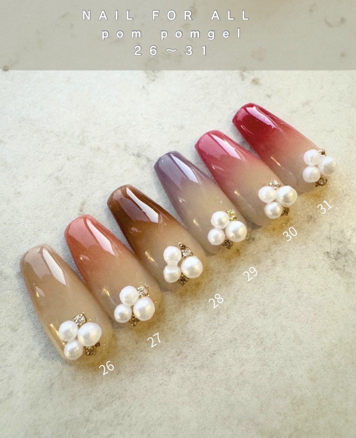 pompomgel/nail for all/ジェルネイルを使ったクチコミ（2枚目）