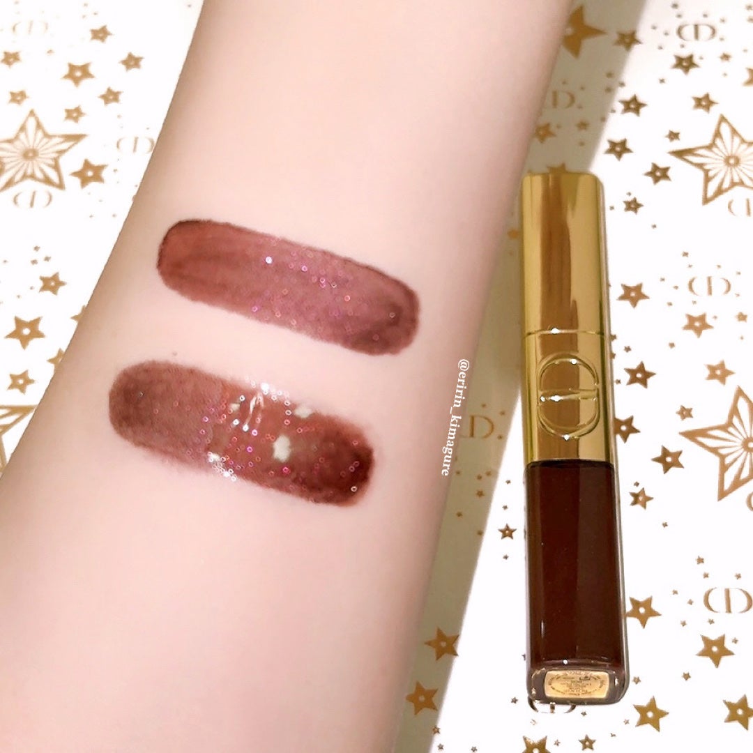 ルージュ ディオール シークイン リキッド デュオ(ホリデーコレクション 2025 限定品)/Dior/口紅・グロス・リップライナー・リップケアを使ったクチコミ(6枚目)