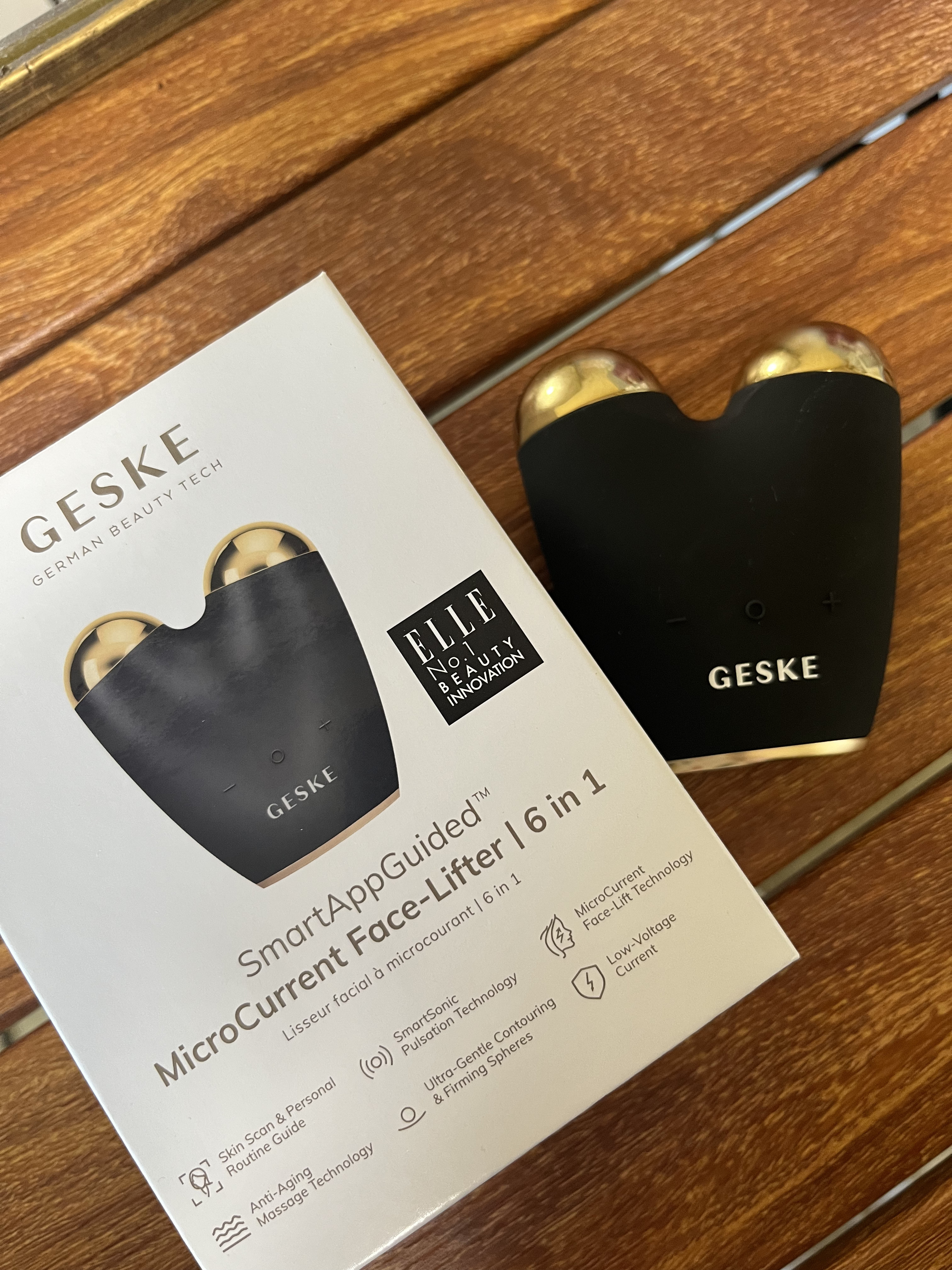 マイクロカレント フェイスリフター/GESKE/美顔器・マッサージを使ったクチコミ（1枚目）