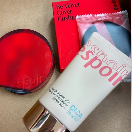 ウォータースプラッシュシカトーンアップクリーム/espoir/化粧下地を使ったクチコミ(1枚目)