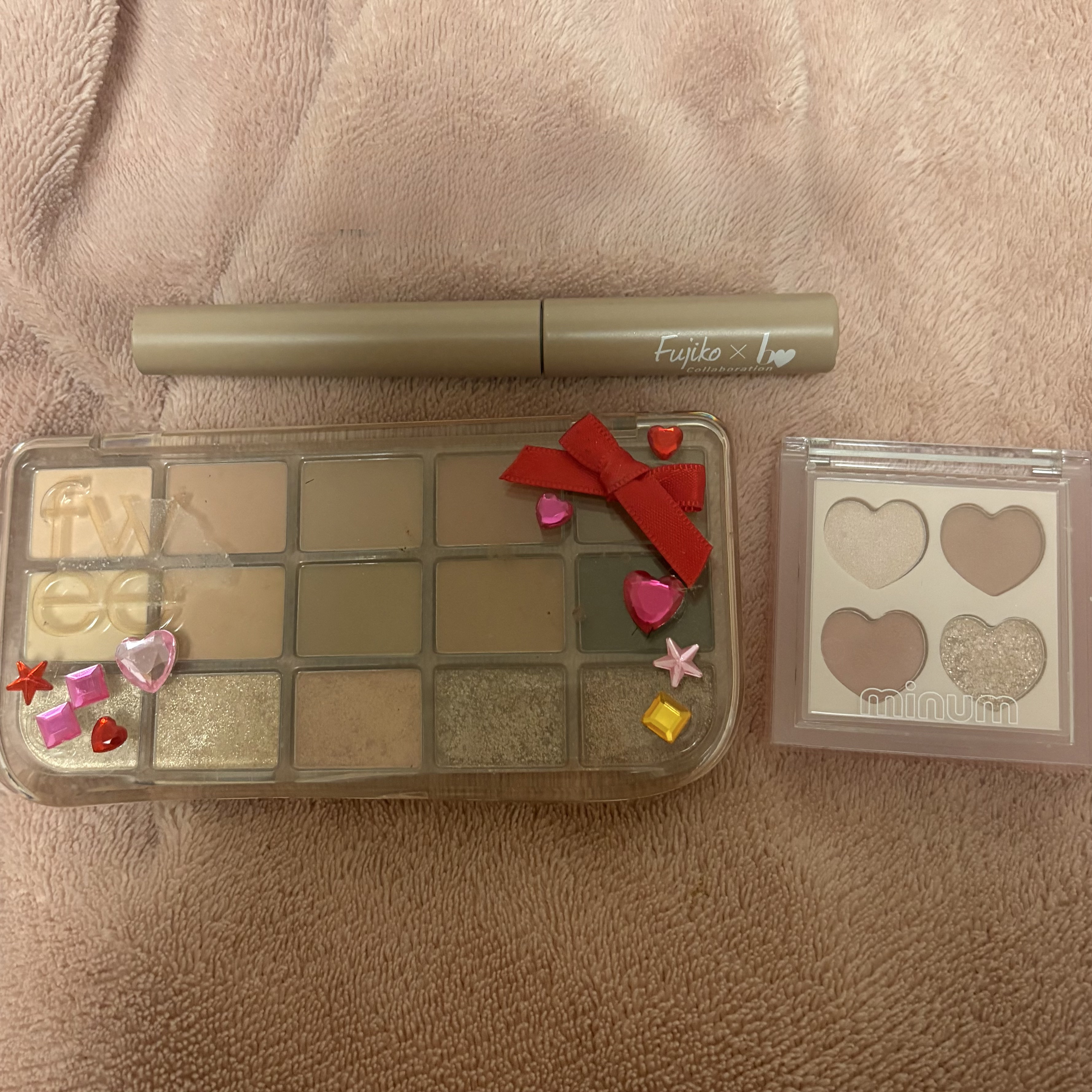 まるごとぷくパレットアイズ 02 あんずジャム/minum/アイシャドウパレットを使ったクチコミ（3枚目）