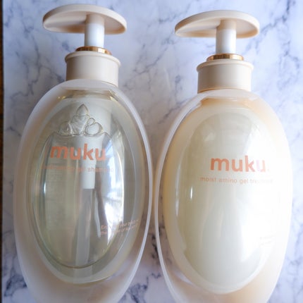 ムク+ モイスト アミノジェル シャンプー/ヘアトリートメント/muku+/市販シャンプーを使ったクチコミ(1枚目)