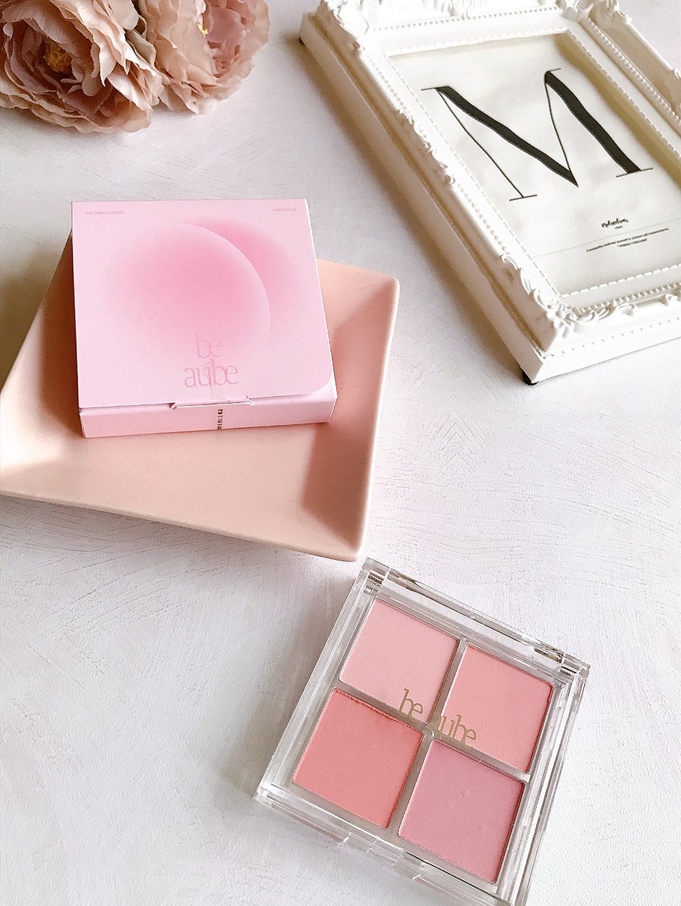 ミックスマッチチークパレット/be aube/パウダーチークを使ったクチコミ（1枚目）