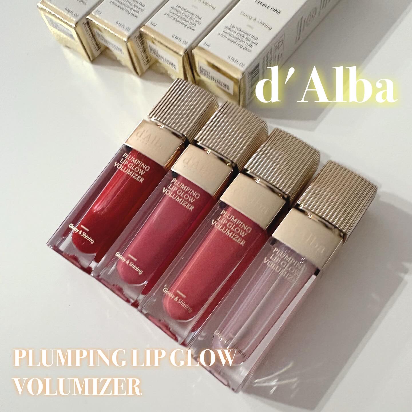 プランピングリップグロウムードボリューマイザー/ダルバ/リップグロスを使ったクチコミ（1枚目）