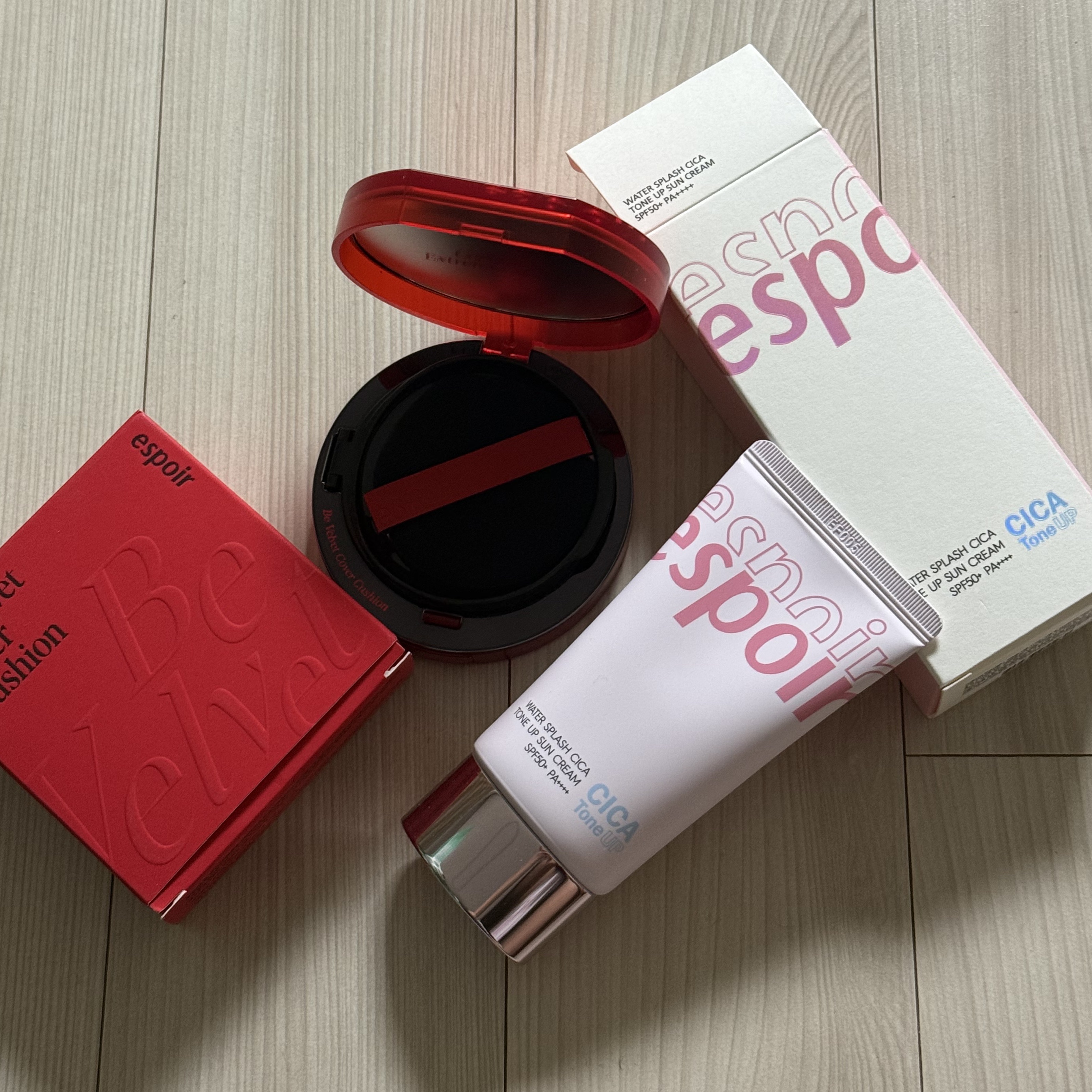 ウォータースプラッシュシカトーンアップクリーム/espoir/化粧下地を使ったクチコミ（1枚目）