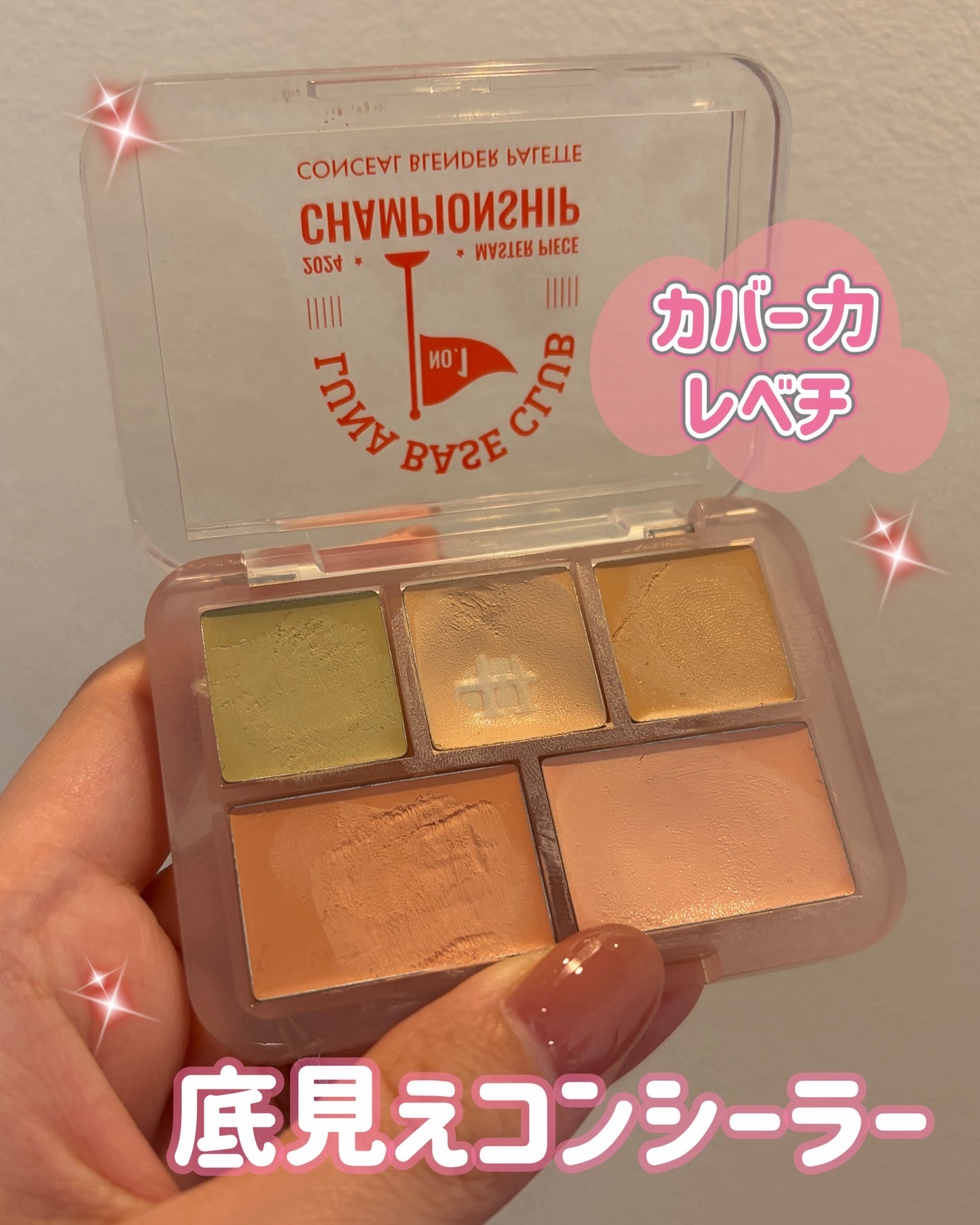 コンシールブレンダーパレット/LUNA/パレットコンシーラーを使ったクチコミ(2枚目)