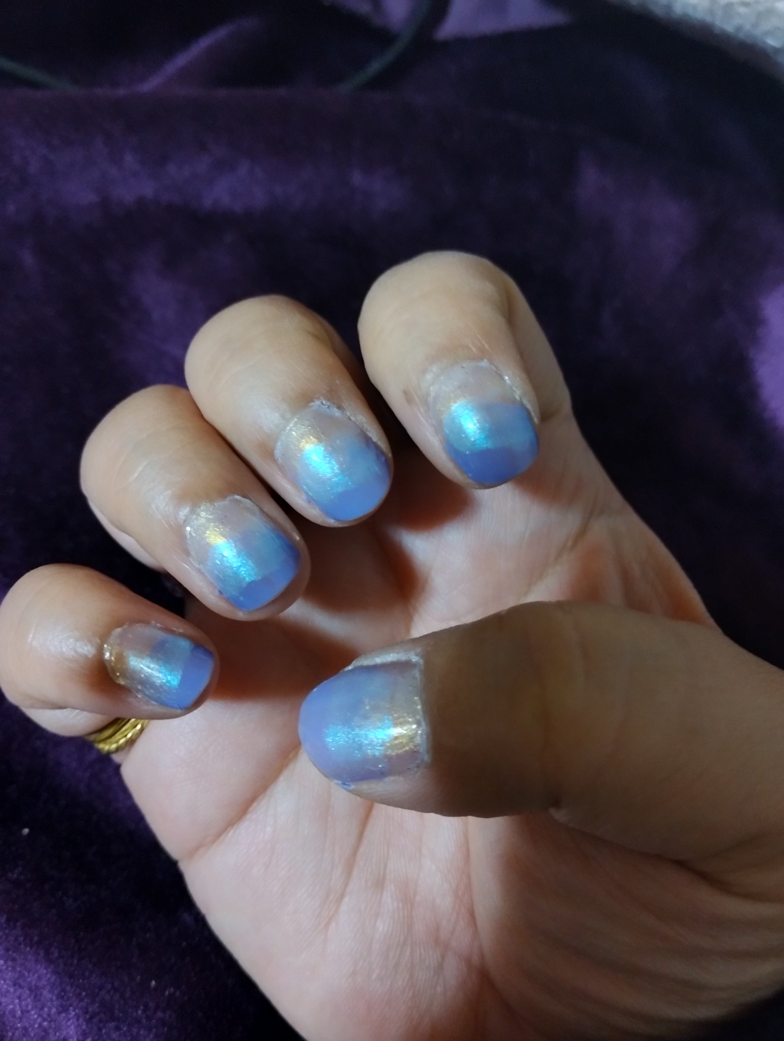 AT濃密グラマラス/セリア/マニキュアを使ったクチコミ（3枚目）