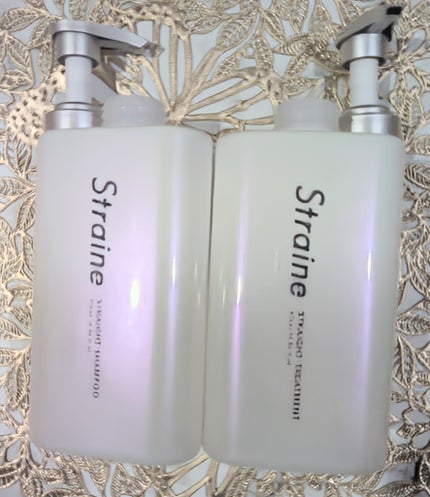 ストレートシャンプー/ストレートトリートメント ホワイトブロッサムの香り/Straine/市販シャンプーを使ったクチコミ(1枚目)