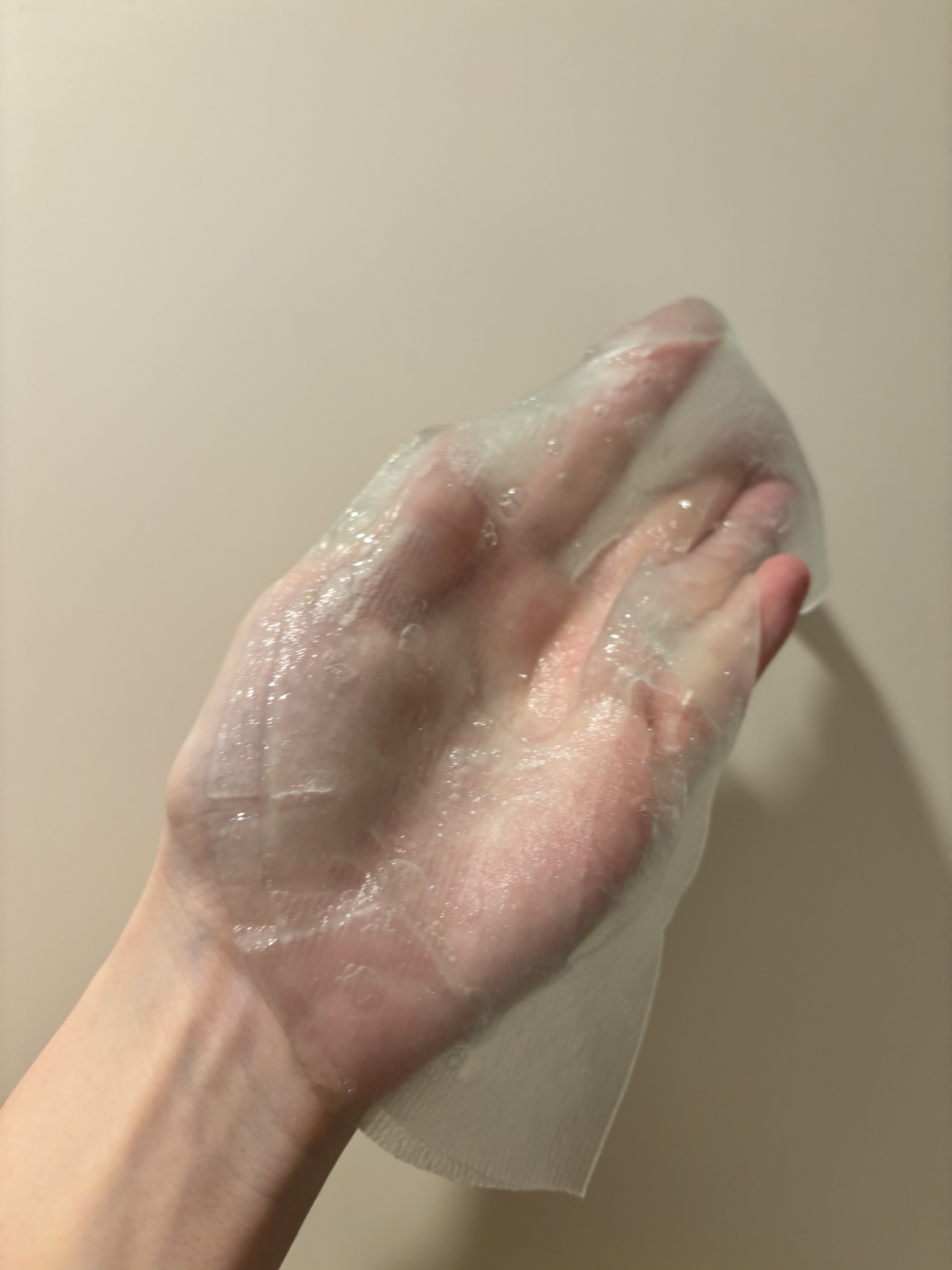 ナンバーズイン 1番 ヒアルロニックパントテン酸ガーゼマスク/numbuzin/シートマスク・パックを使ったクチコミ（2枚目）