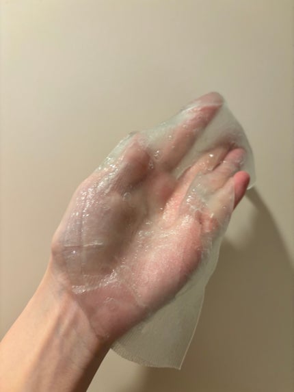 ナンバーズイン 1番 ヒアルロニックパントテン酸ガーゼマスク/numbuzin/シートマスク・パックを使ったクチコミ(2枚目)