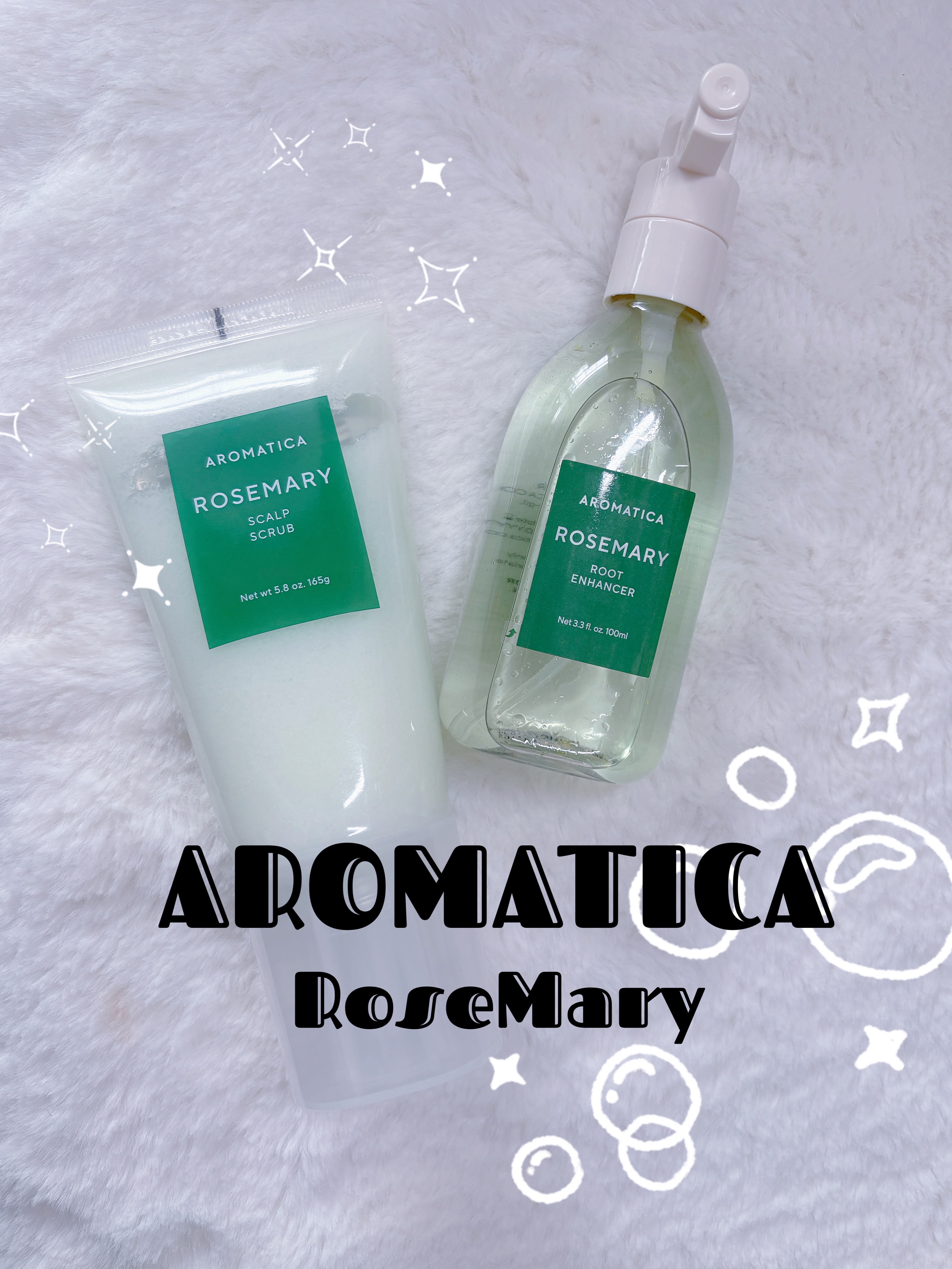 ローズマリー スカルプ スクラブ/AROMATICA/ヘッドスクラブを使ったクチコミ（1枚目）