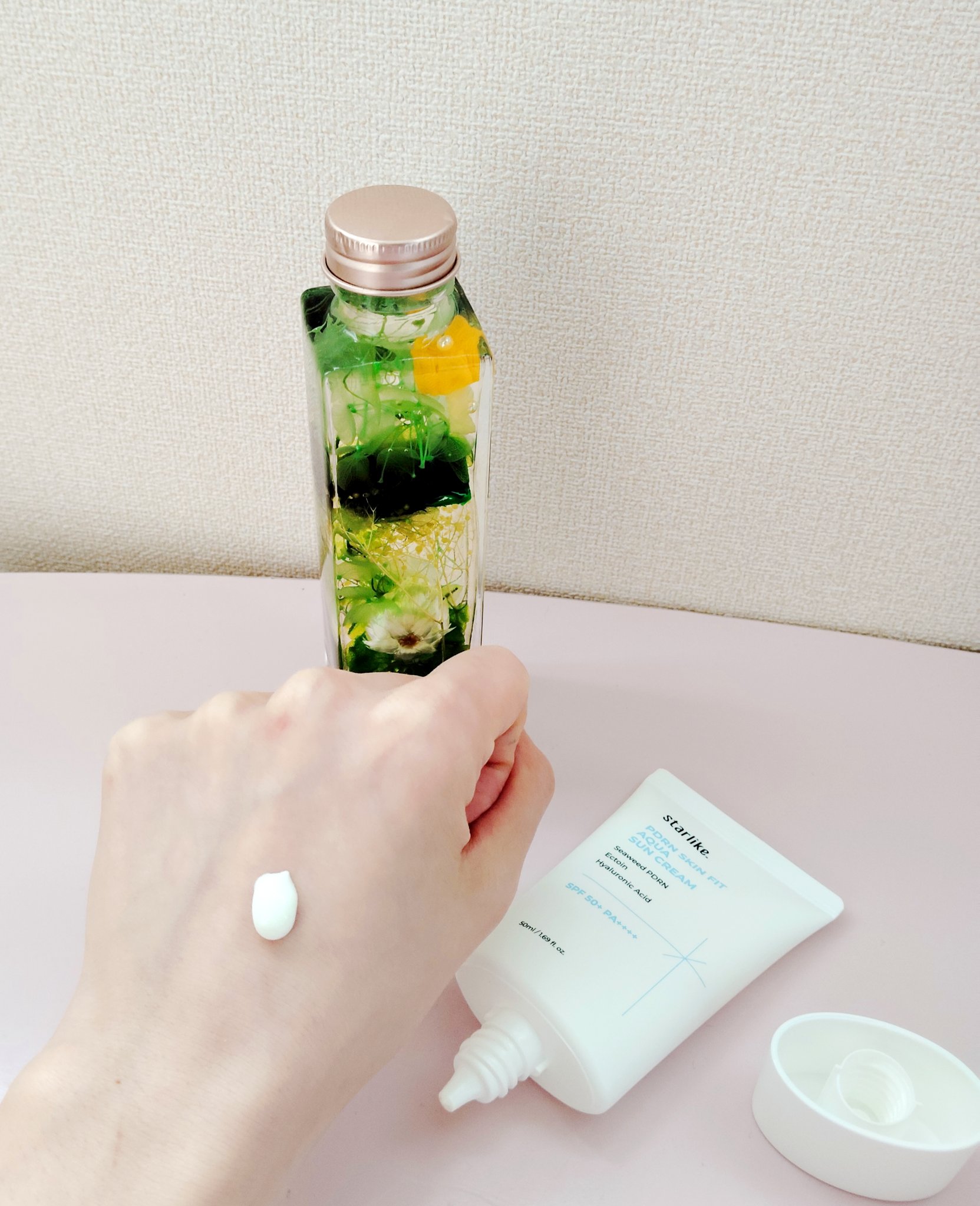 PDRNスキンフィットアクア 日焼け止め/STARLIKE/日焼け止めクリームを使ったクチコミ（3枚目）